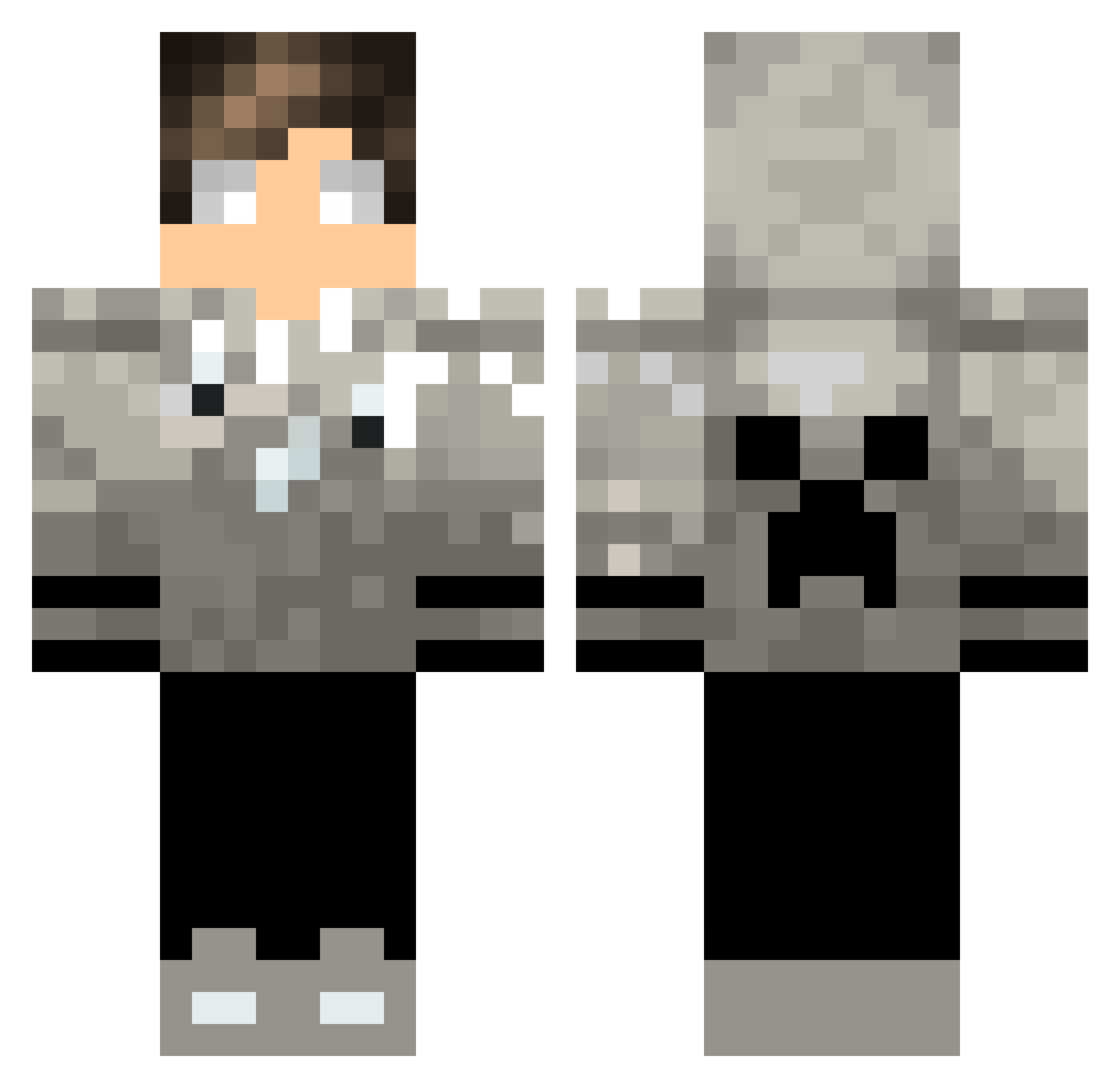 ScoobyDoo5 Minecraft skin, front and back view