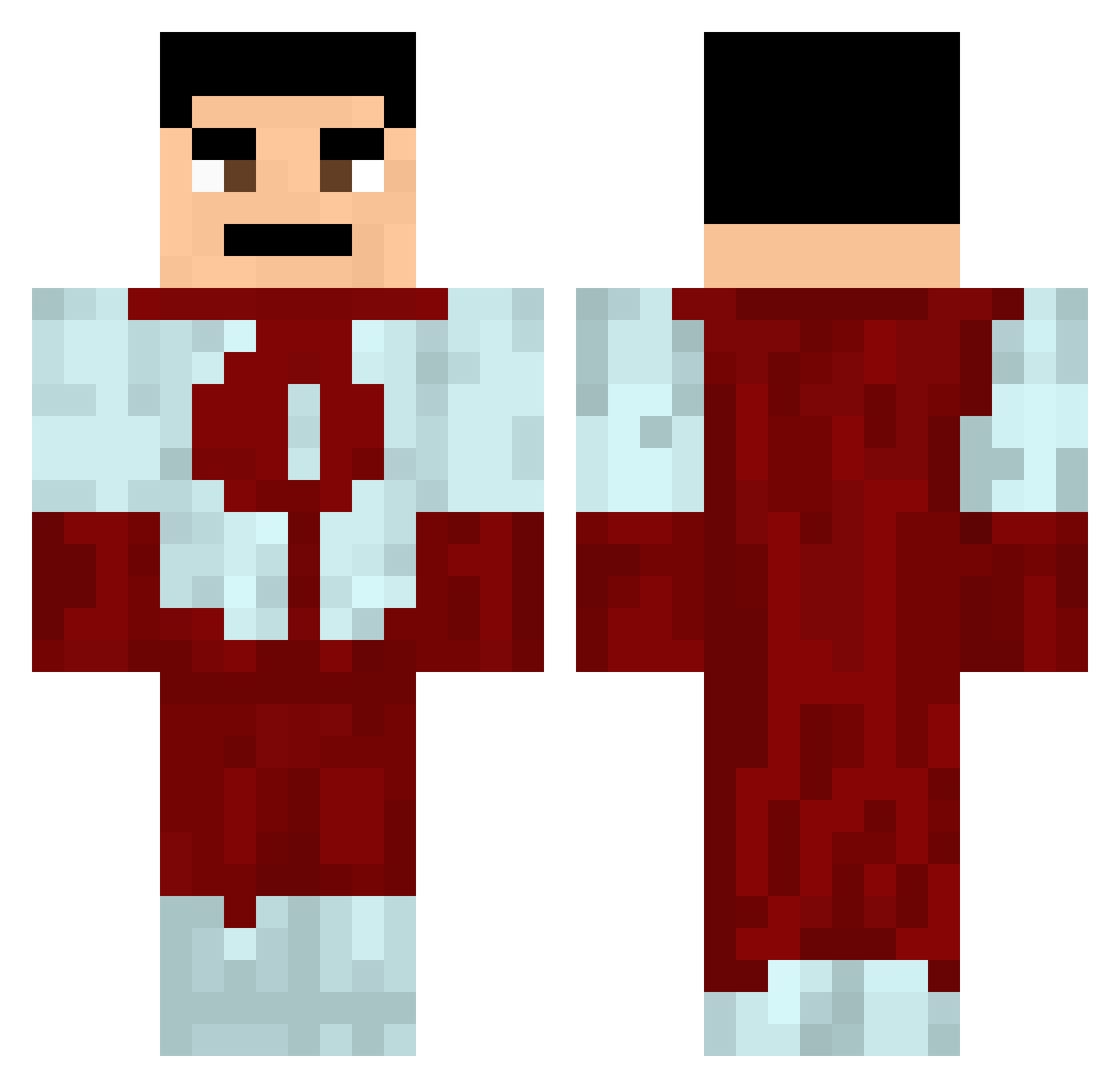 _keyb_ Minecraft skin, front and back view