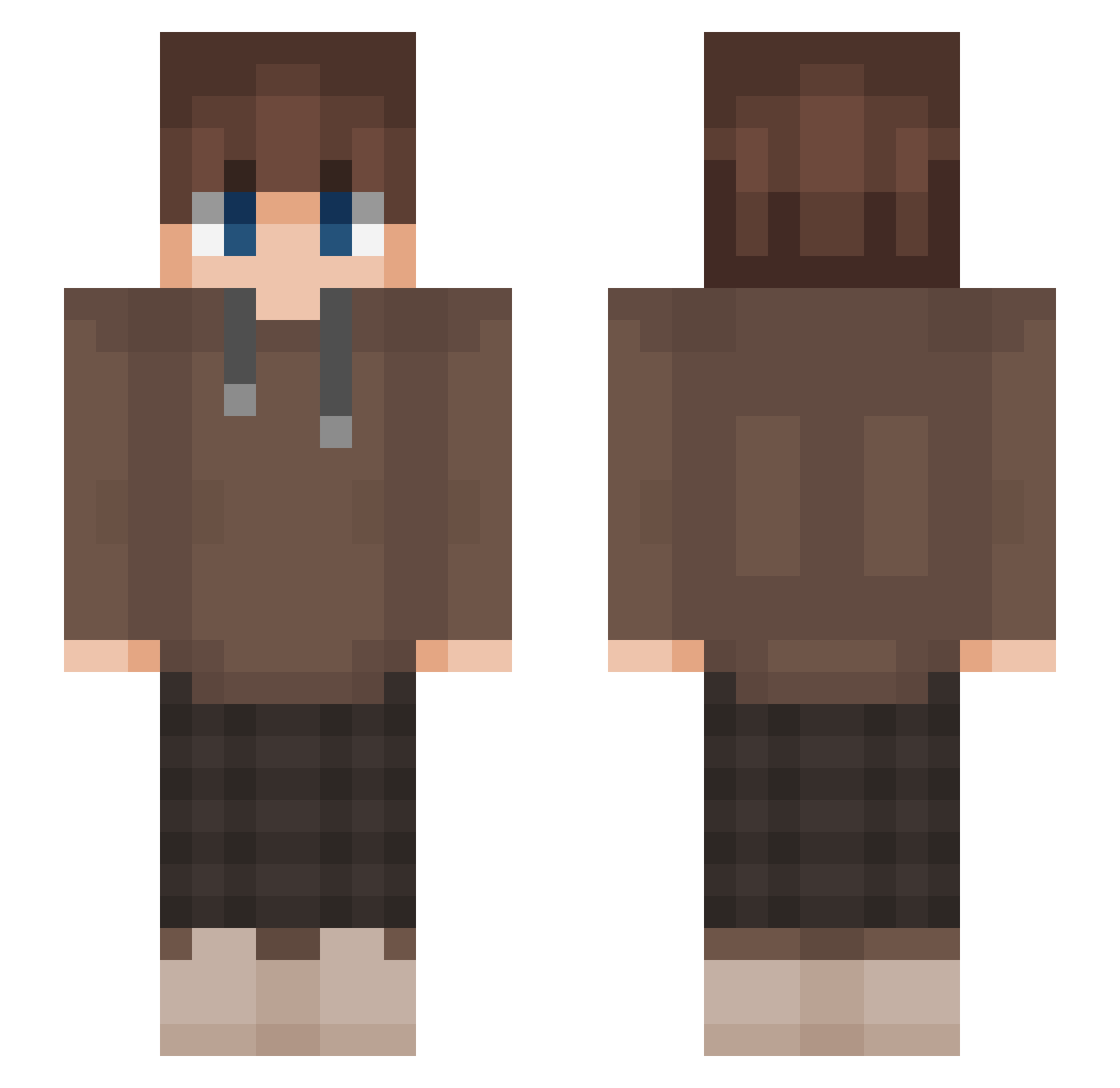 Ryan_023 Minecraft skin, front and back view