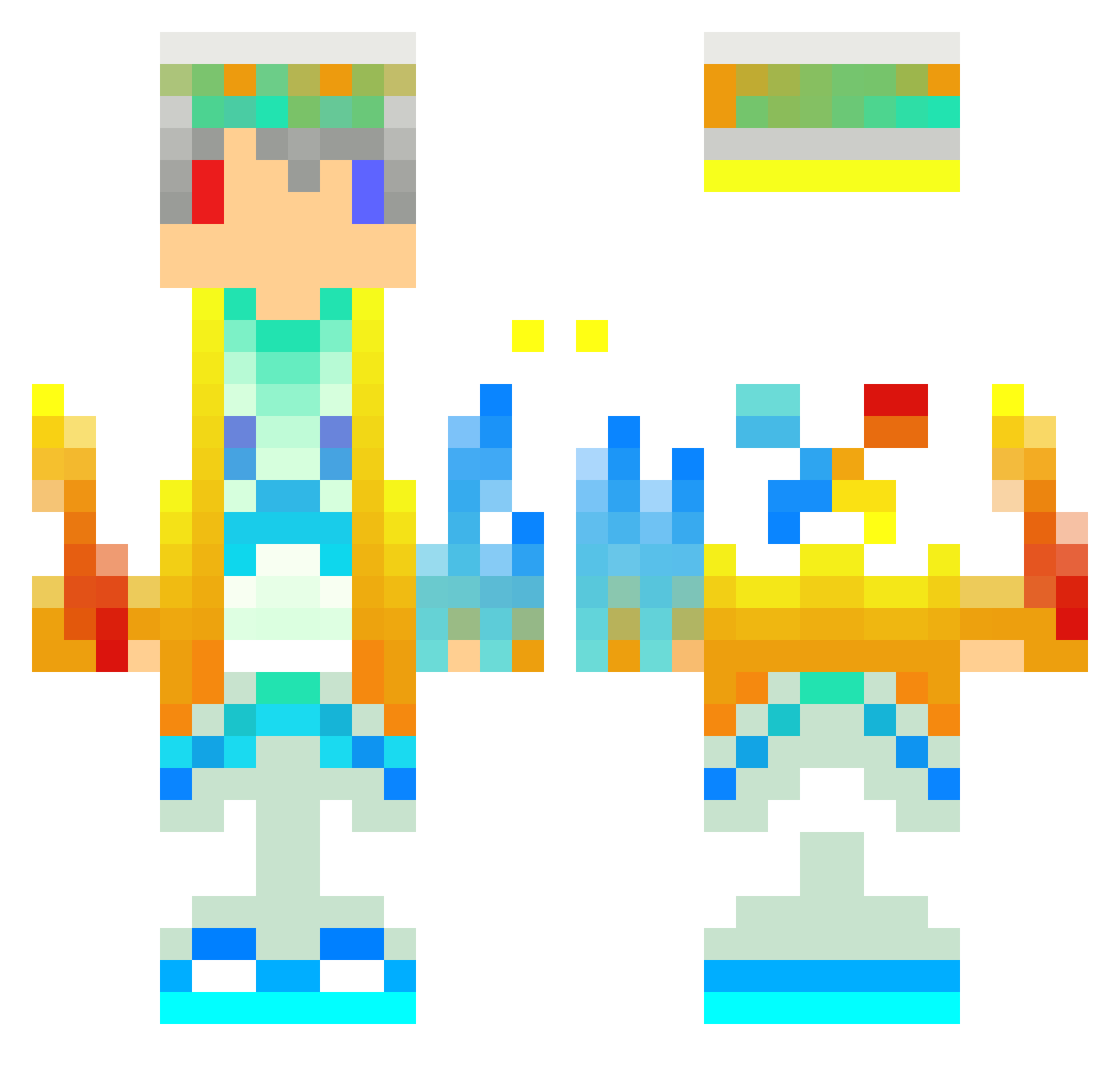 M_Amoni_M Minecraft skin, front and back view