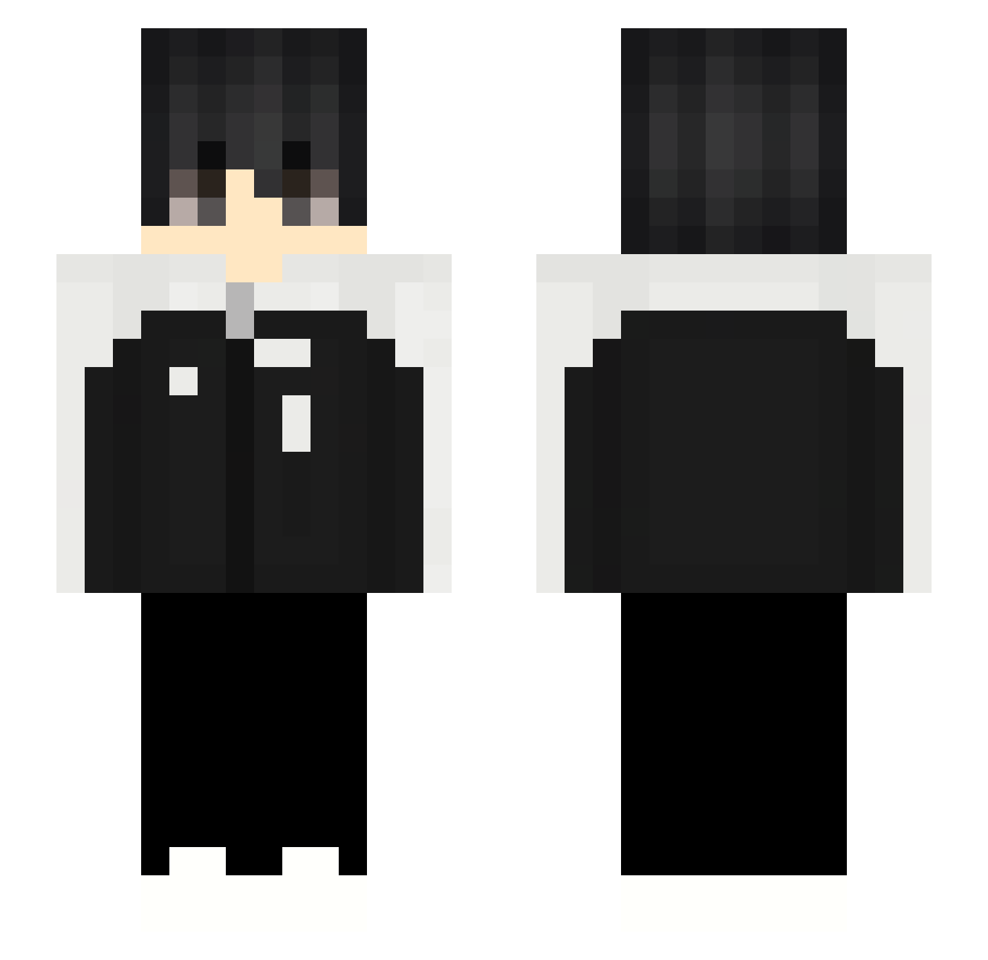 Urbn_PixeL Minecraft skin, front and back view