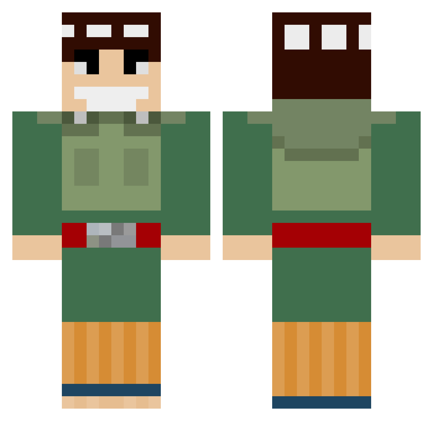 FART___SMELLA Minecraft skin, front and back view