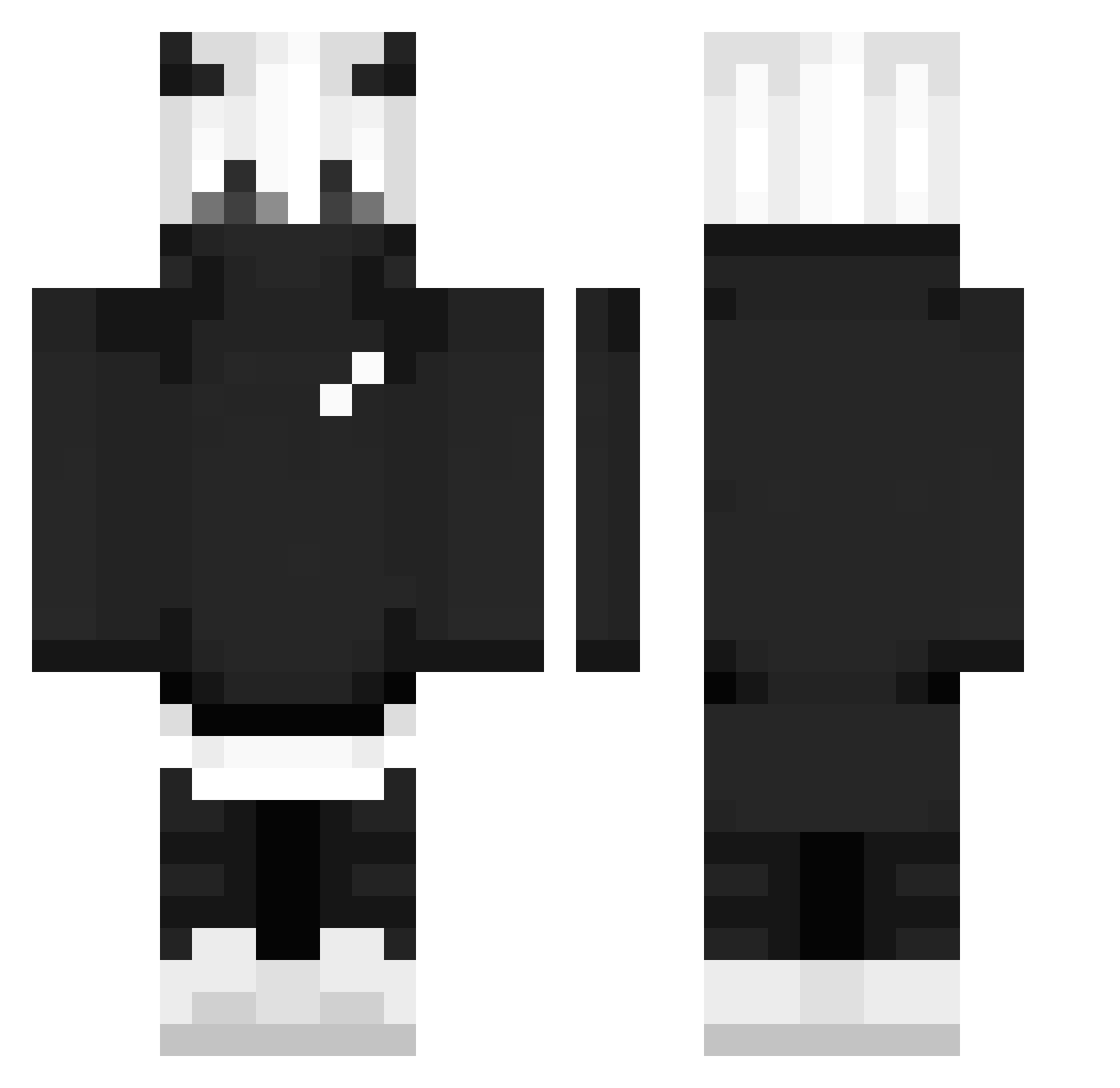 TLALCO_CHAAC Minecraft skin, front and back view