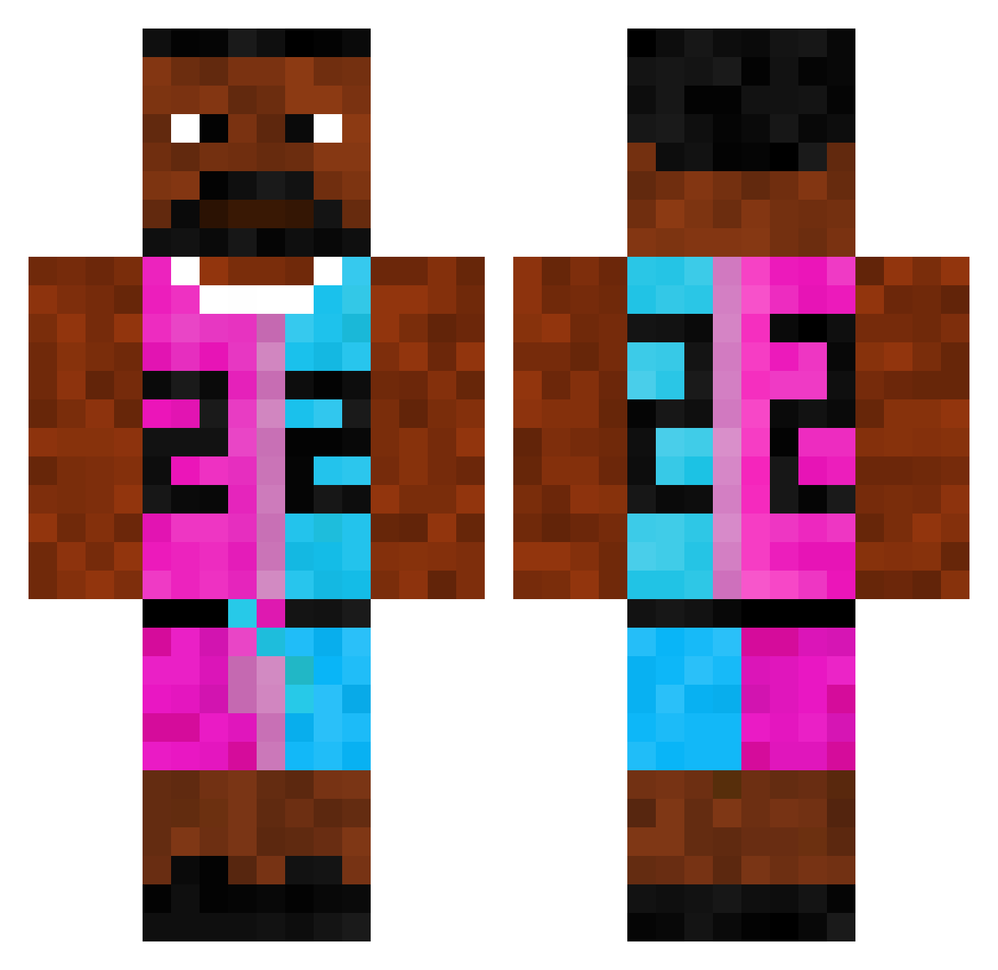 guy_i_ges Minecraft skin, front and back view