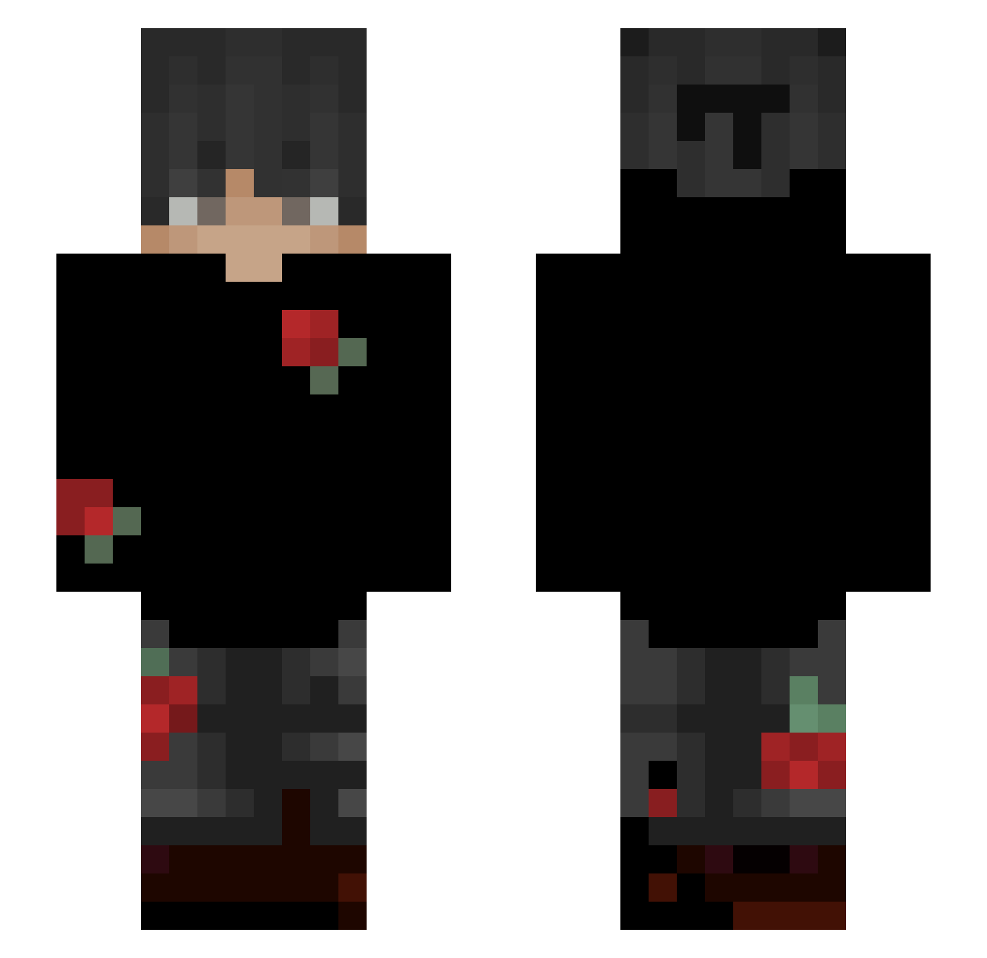 americanboy_ Minecraft skin, front and back view