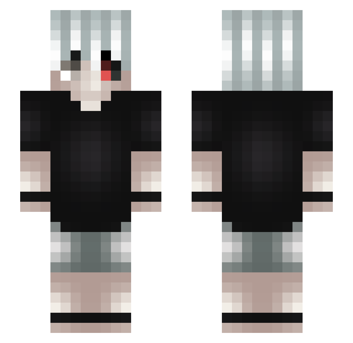 GanjaSale Minecraft skin, front and back view