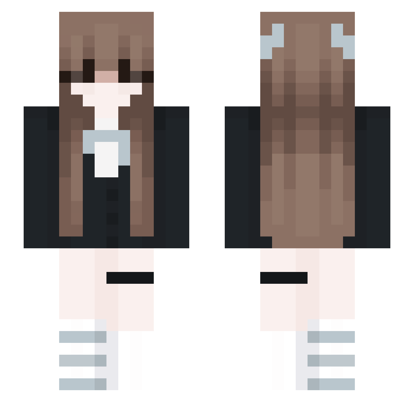 iFroN_ Minecraft skin, front and back view