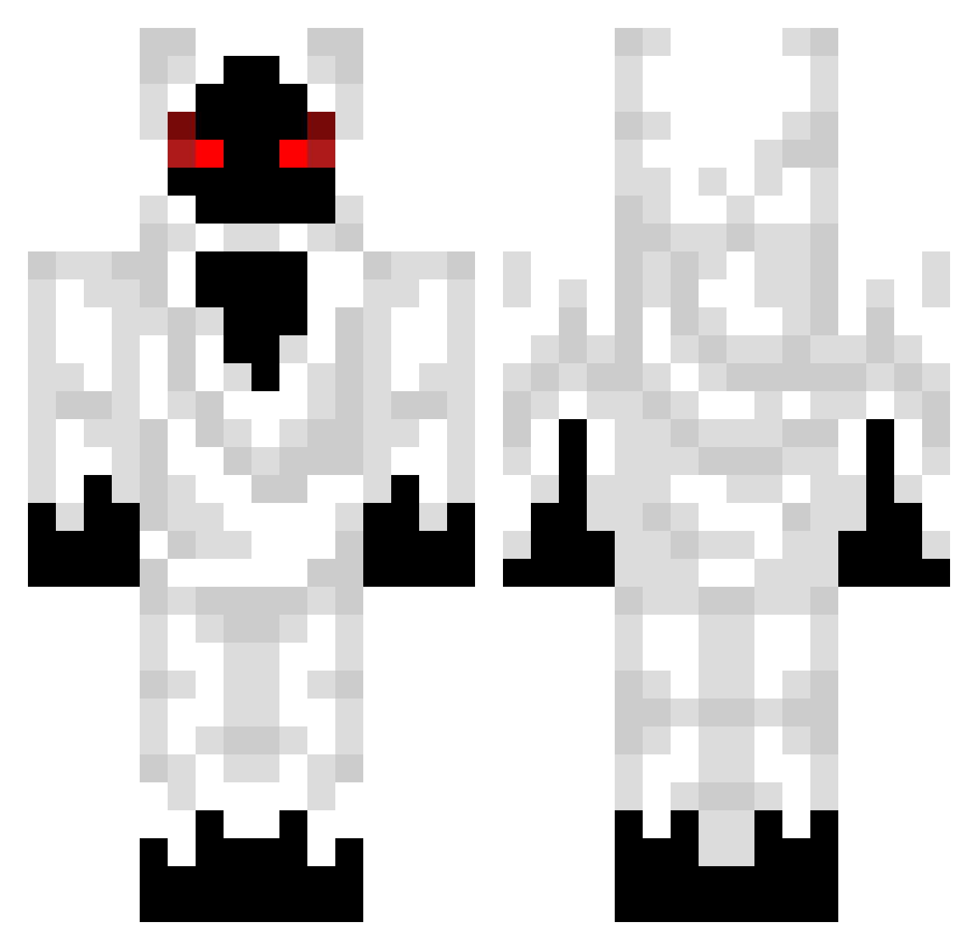 Ramon_024_ Minecraft skin, front and back view