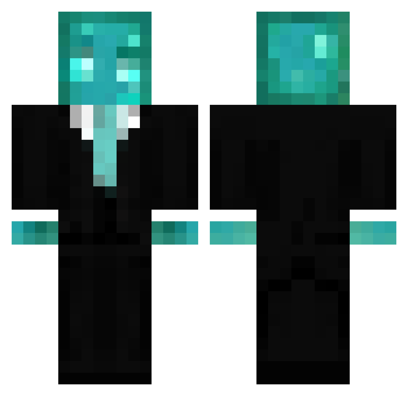 Jonbour_ Minecraft skin, front and back view