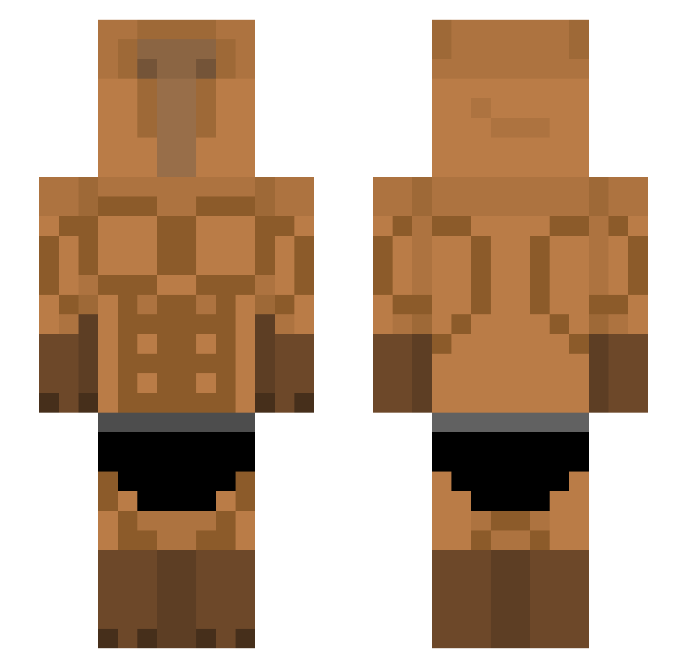 zohar2308i Minecraft skin, front and back view