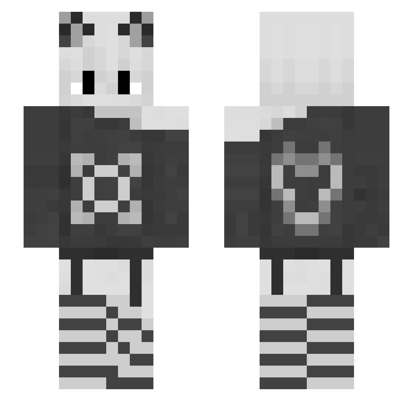 tryfulll Minecraft skin, front and back view