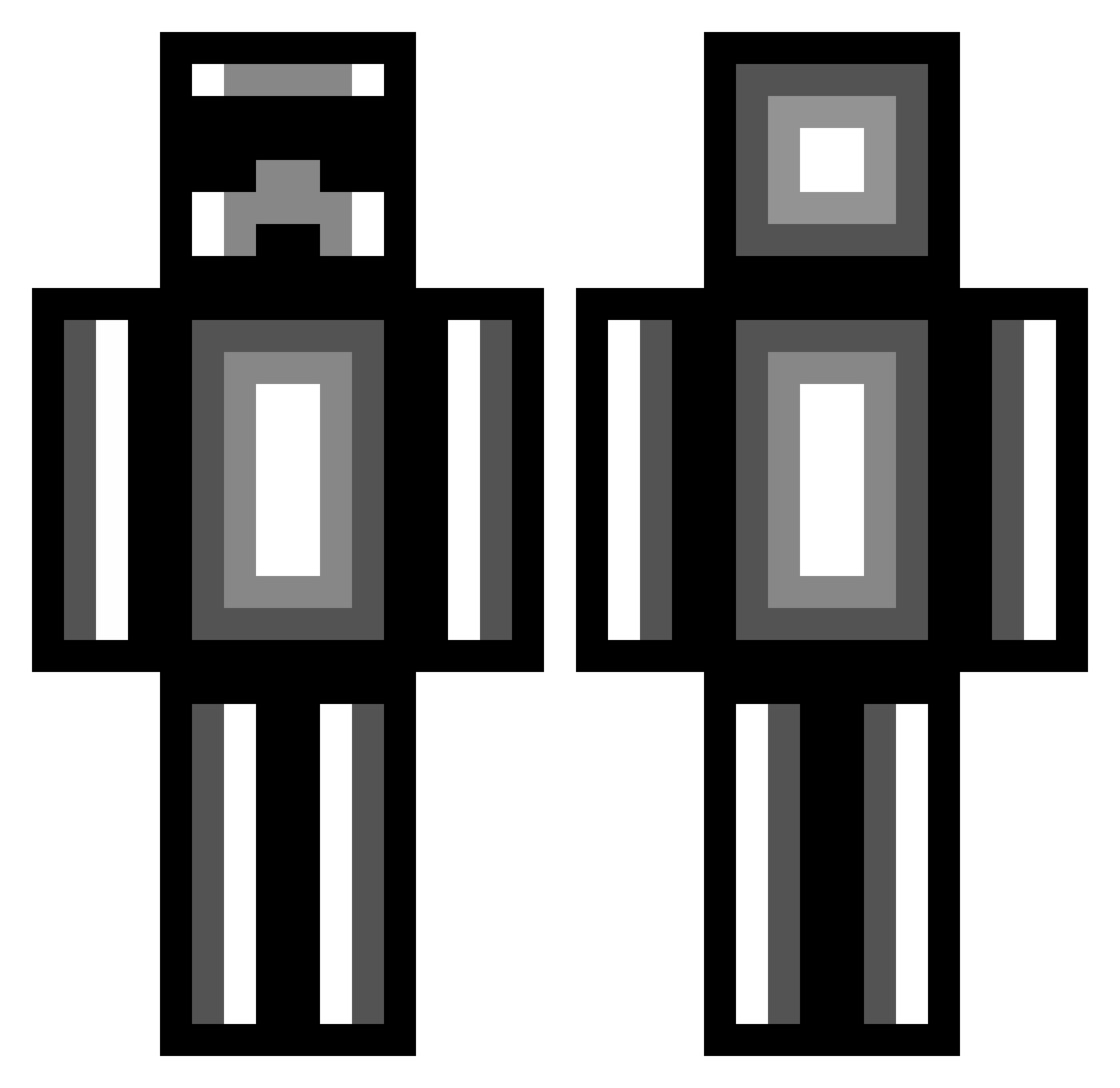 actionhockey7 Minecraft skin, front and back view