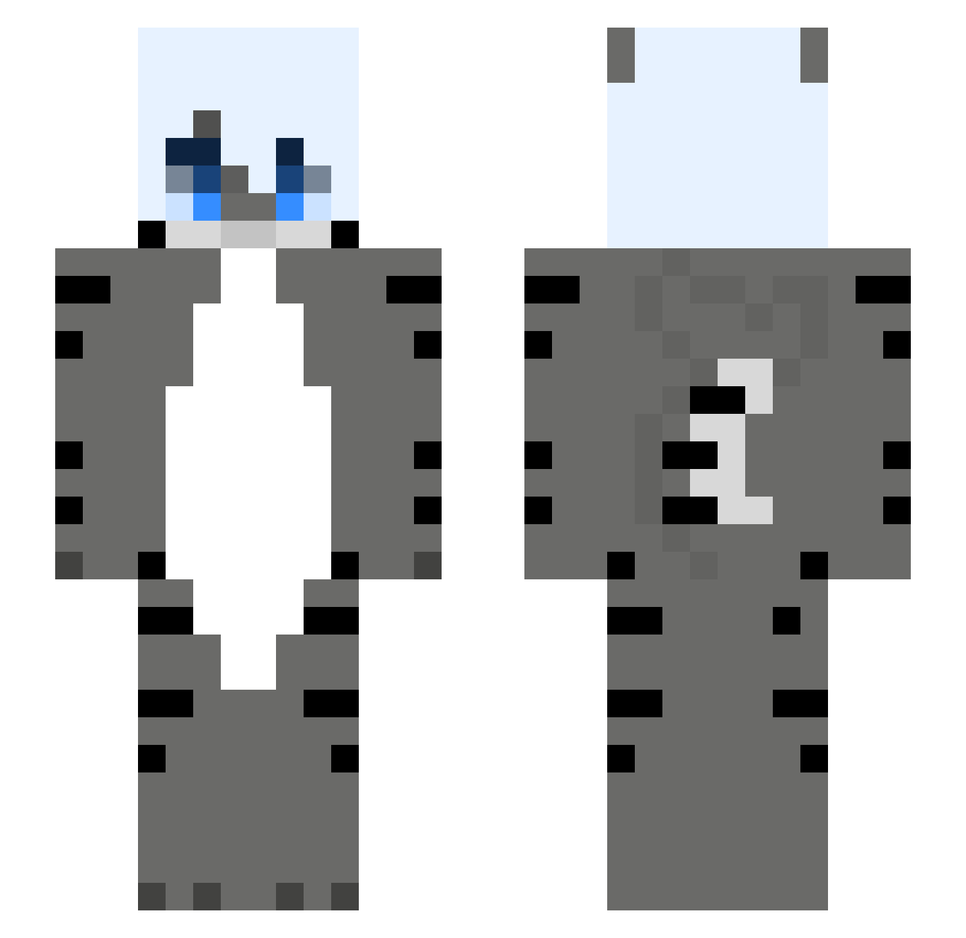 terminator26882 Minecraft skin, front and back view