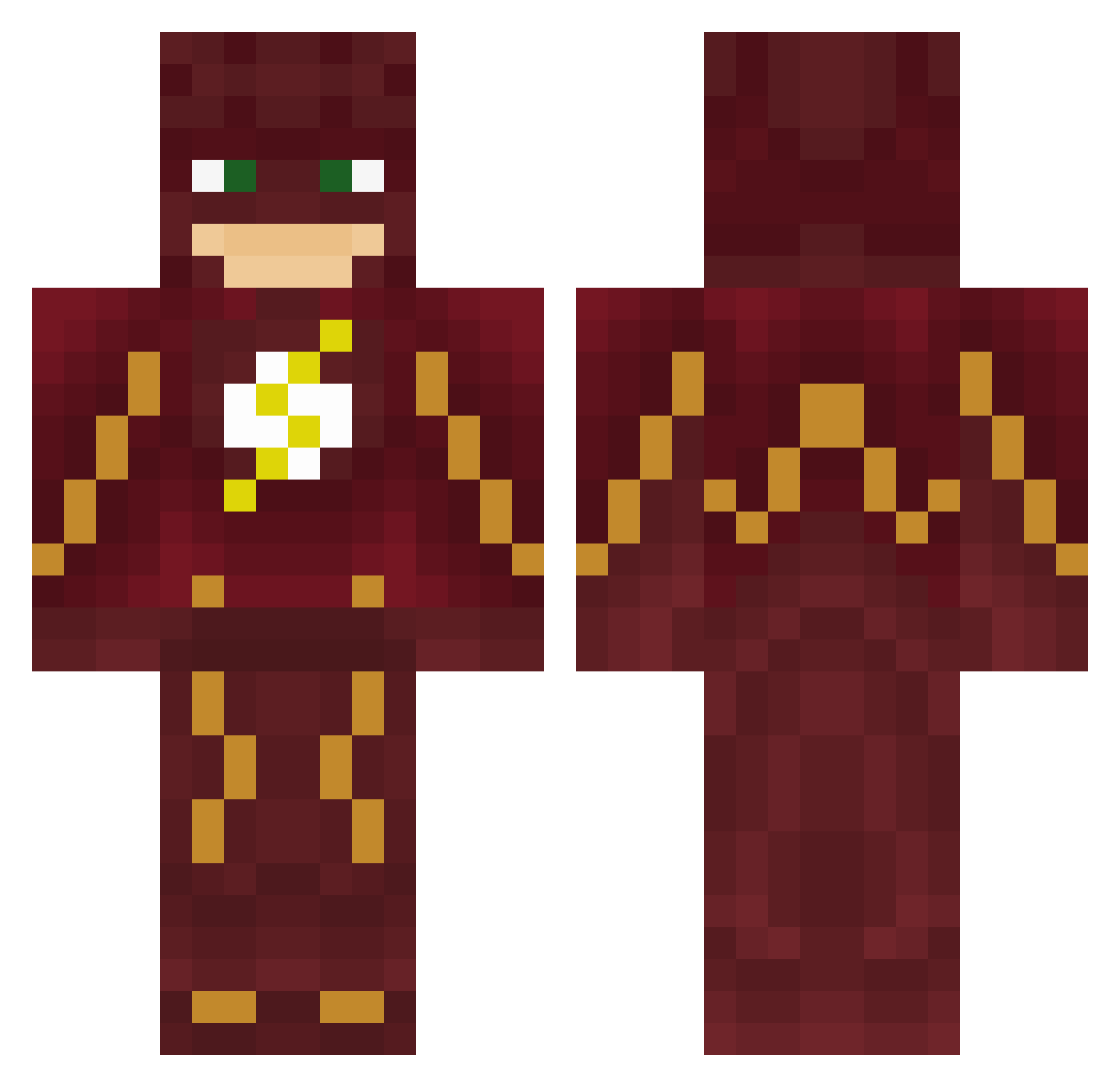 lucashesketh7272 Minecraft skin, front and back view