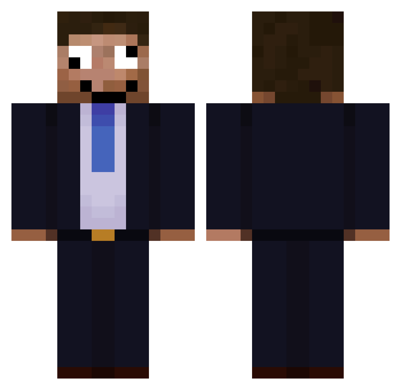 zxenon9435 Minecraft skin, front and back view