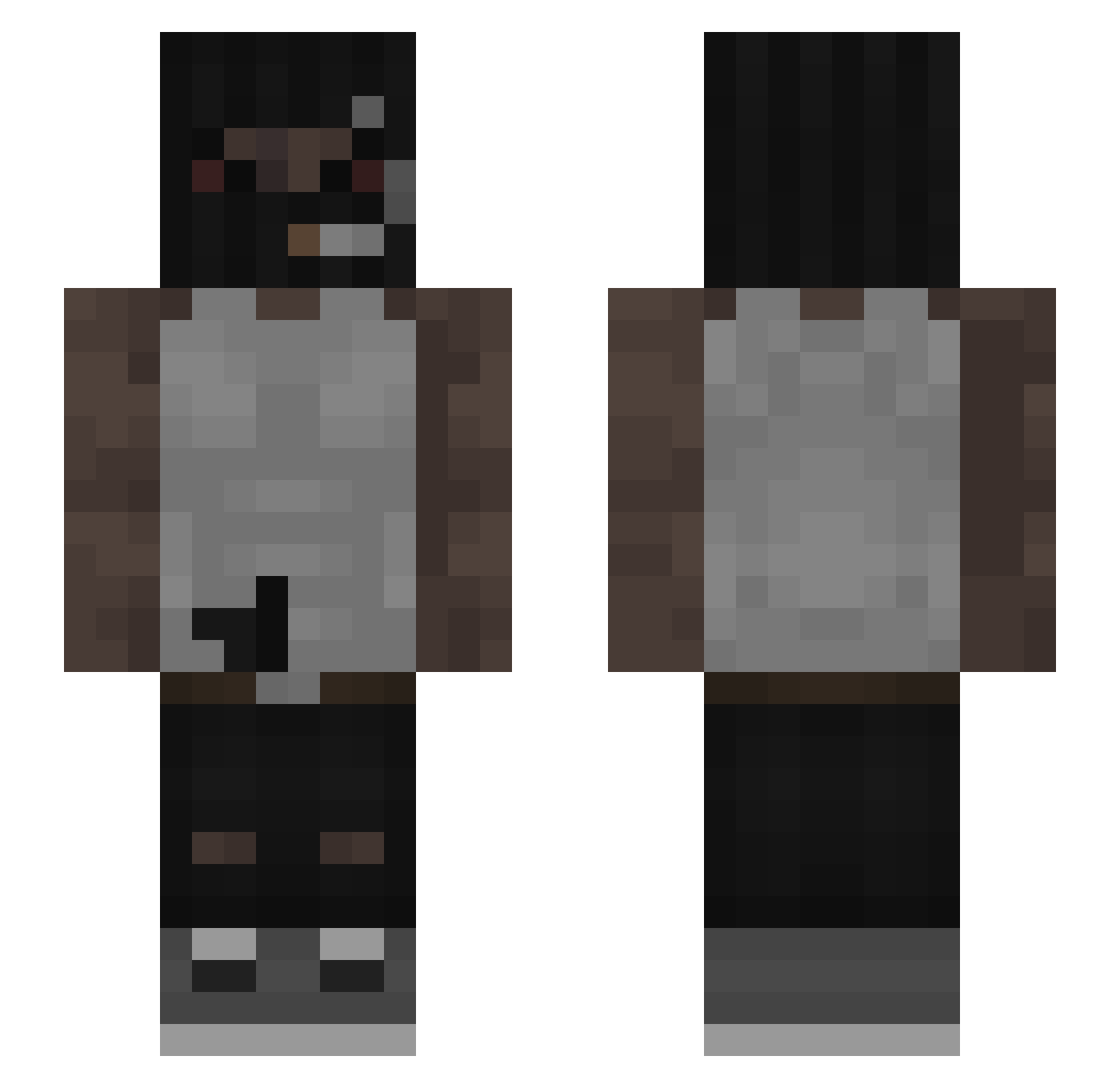malandritoo Minecraft skin, front and back view