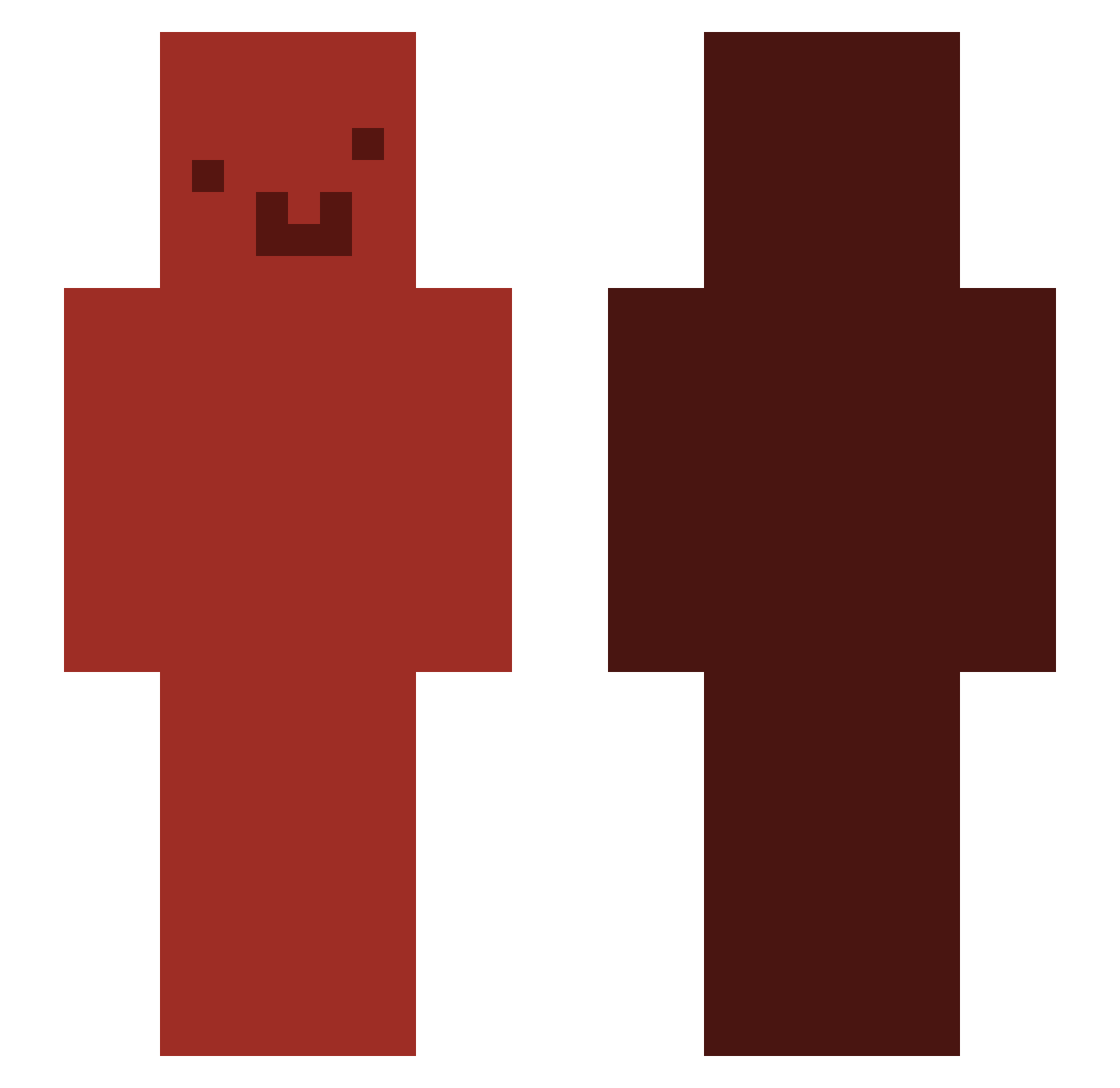 PlSqiveI Minecraft skin, front and back view