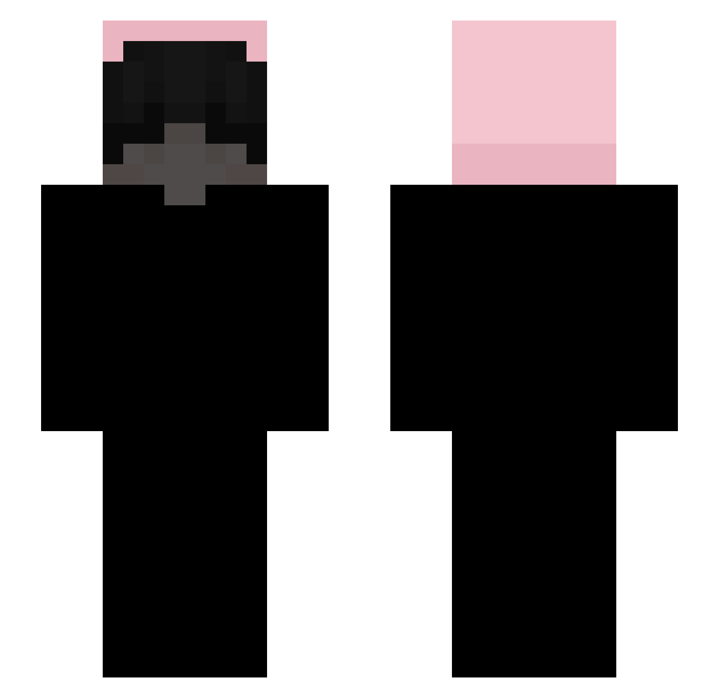 r2tal Minecraft skin, front and back view