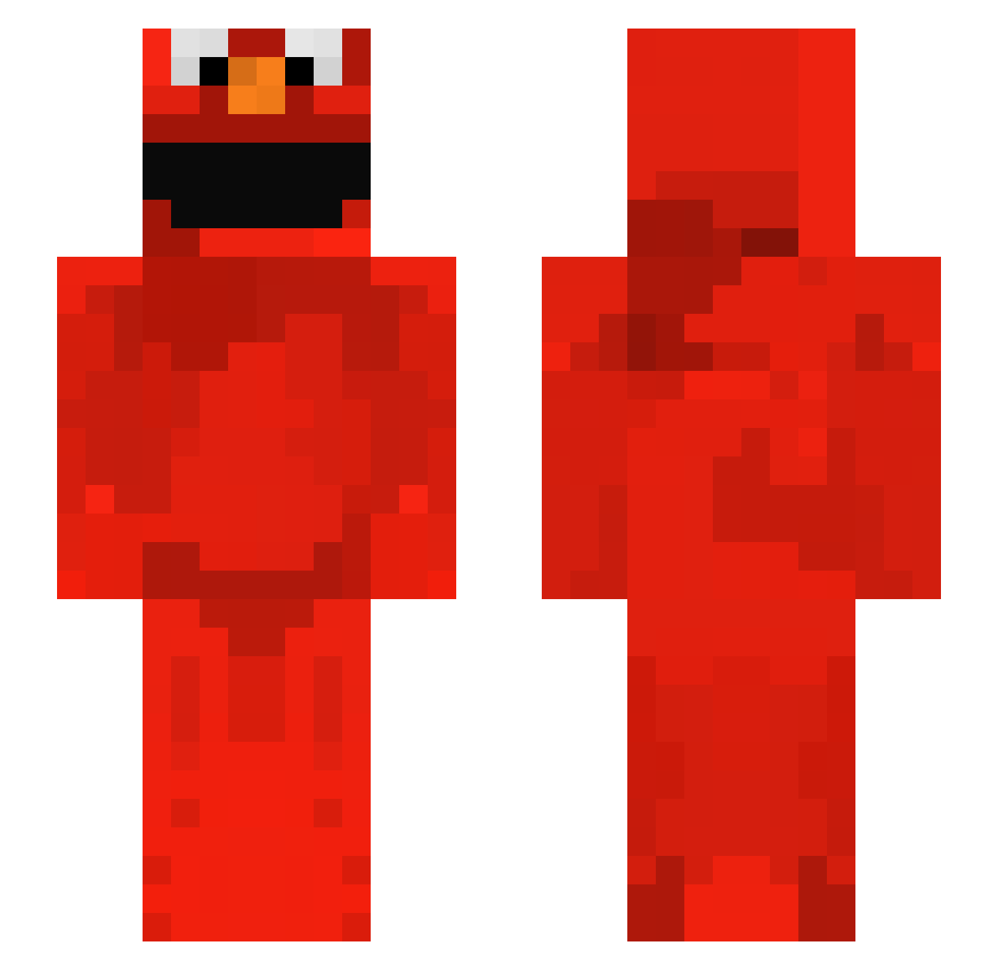 DrSigmaBum Minecraft skin, front and back view
