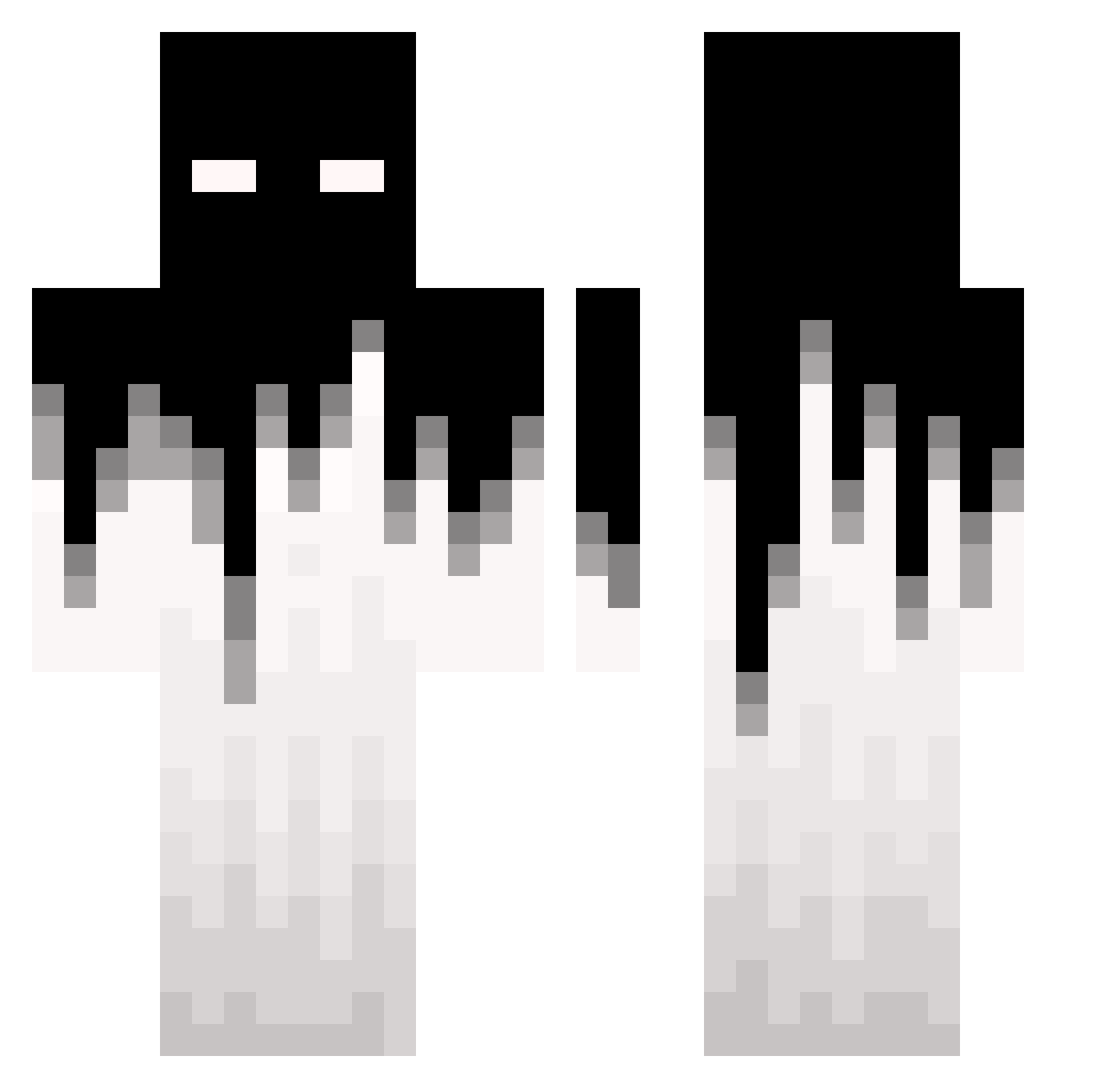 2l9q Minecraft skin, front and back view