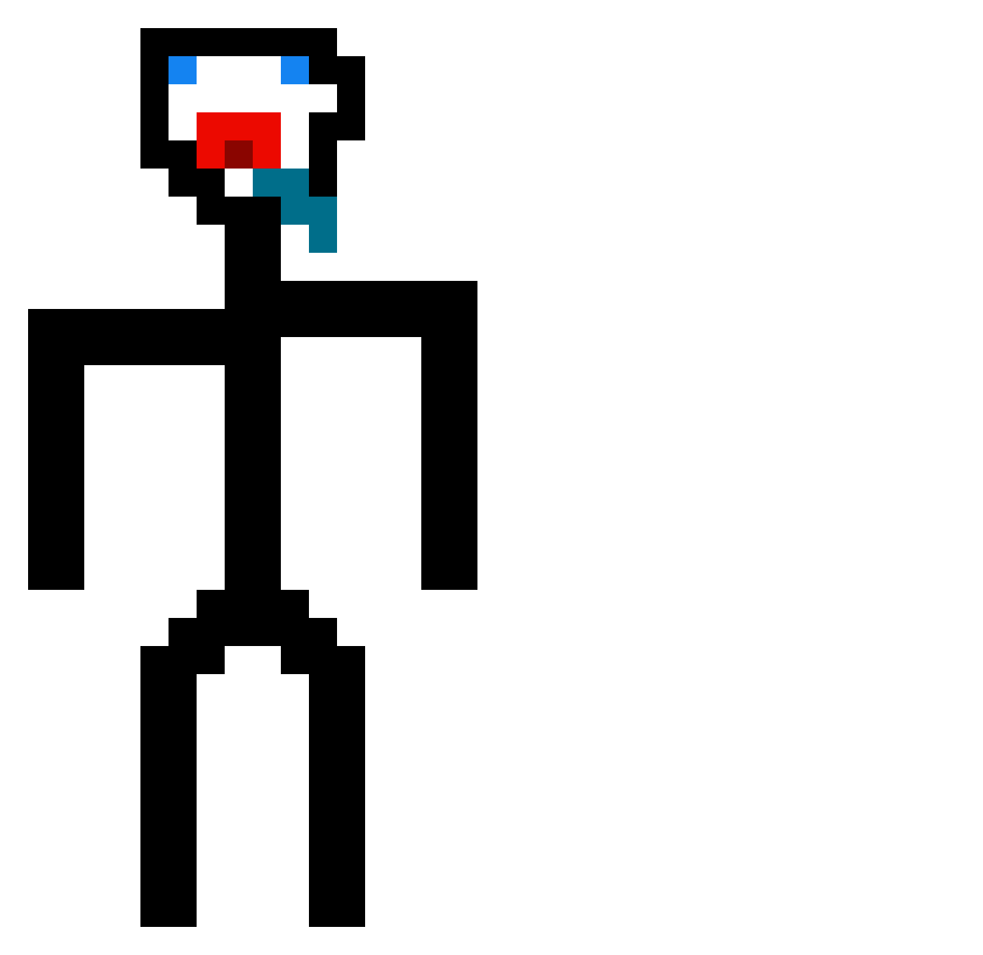 seggsafiy Minecraft skin, front and back view