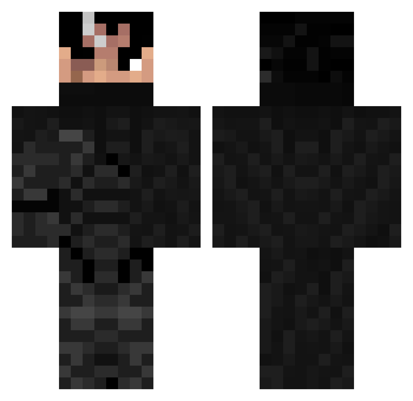 GH0ST_DRAG0N_ Minecraft skin, front and back view