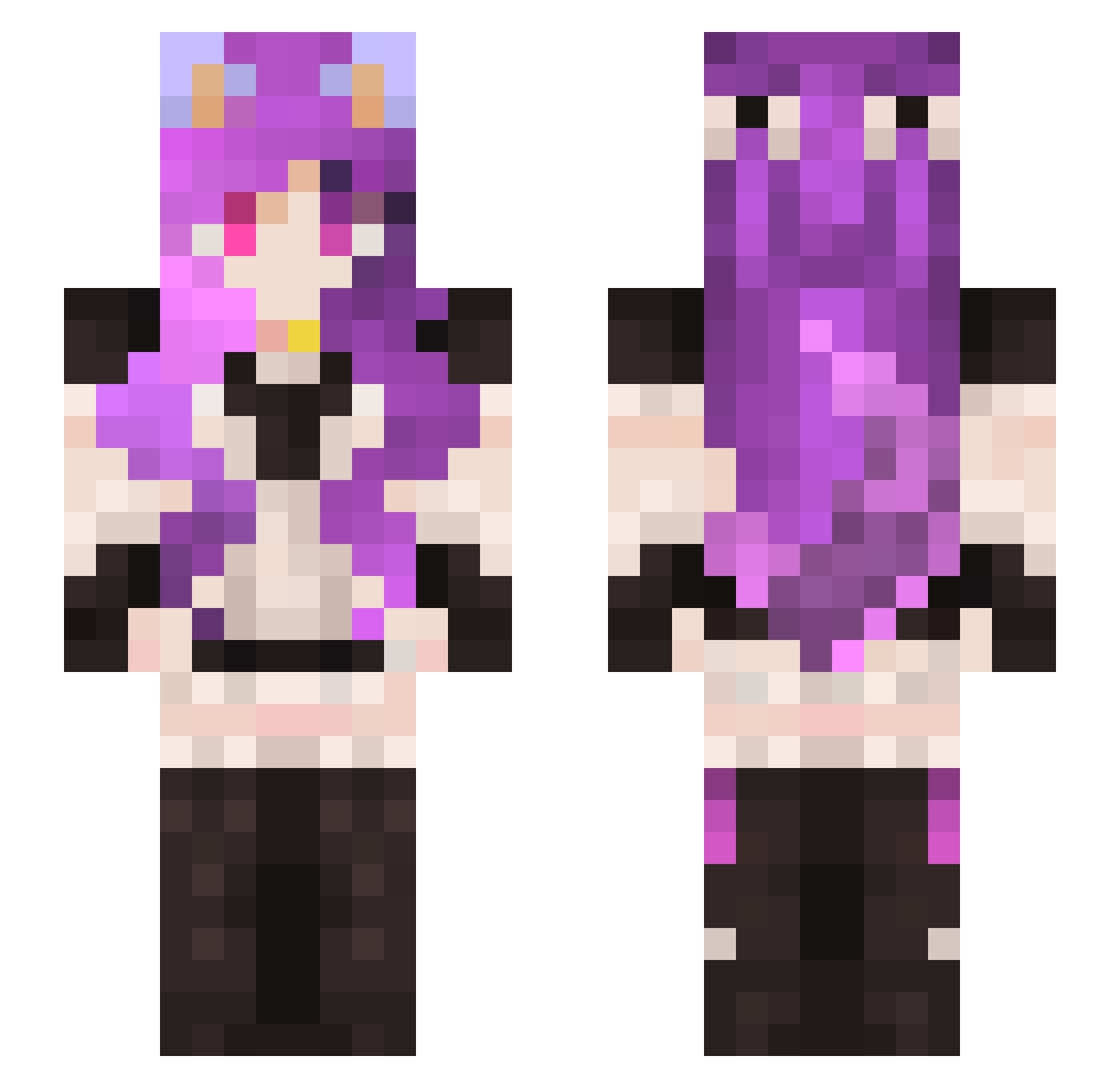 Old_Fisherman Minecraft skin, front and back view