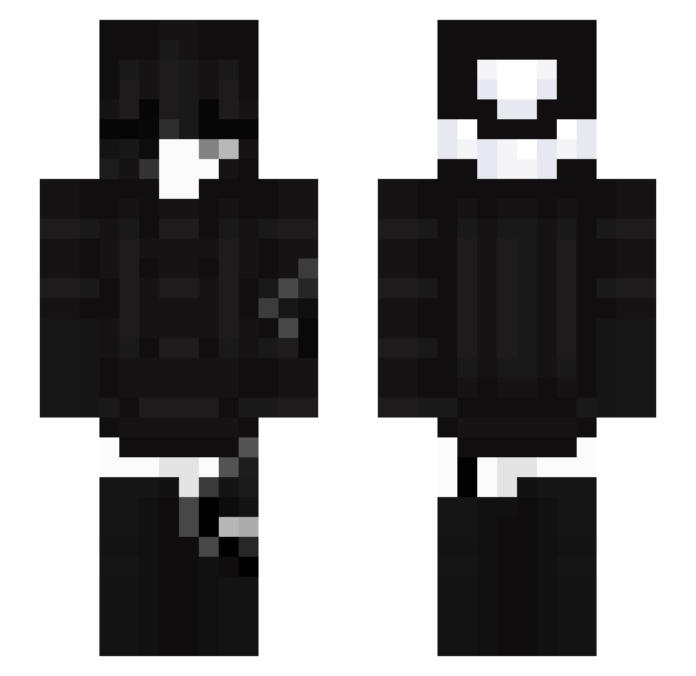 TeChtO_ Minecraft skin, front and back view