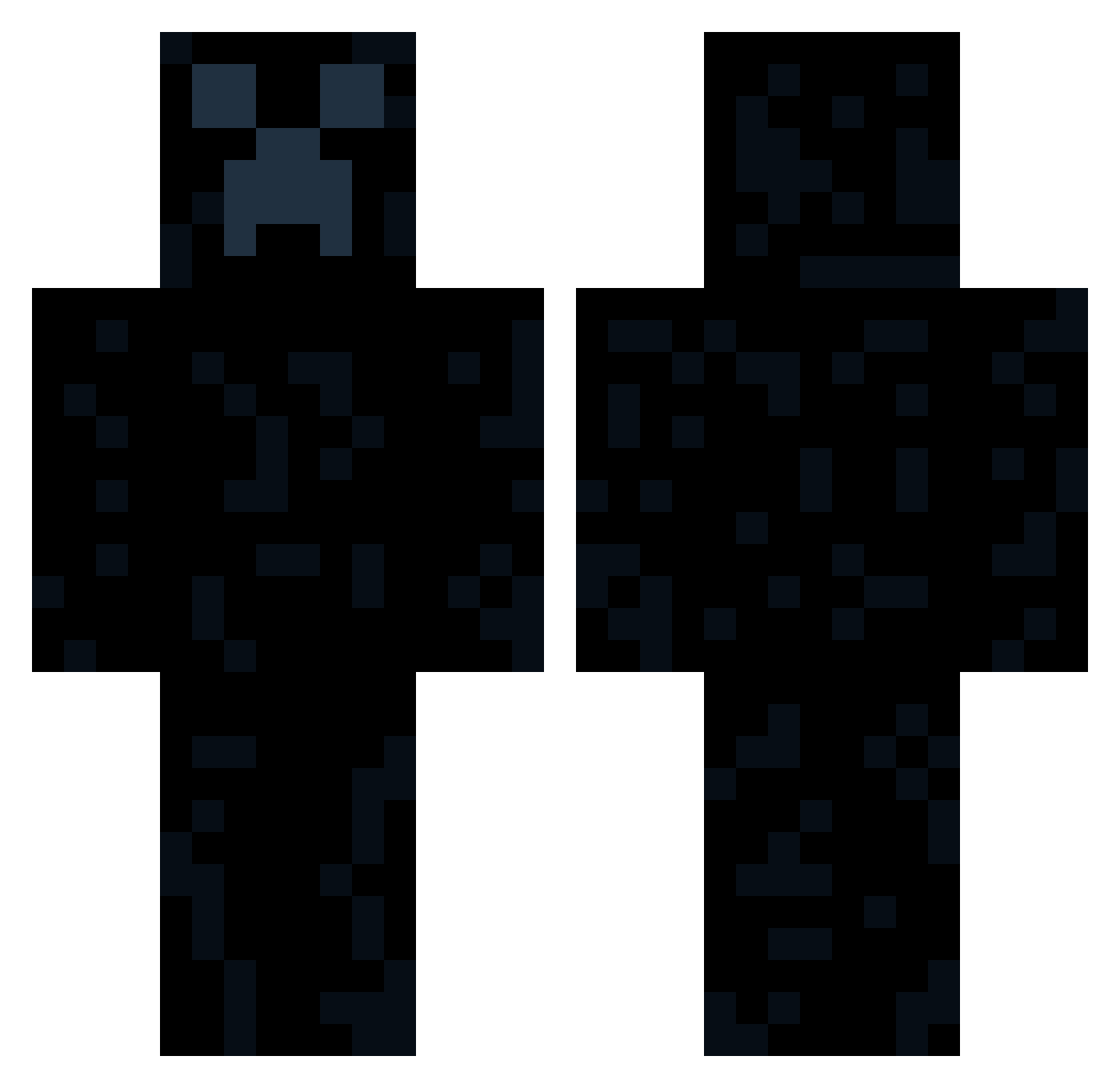 SirChumIII Minecraft skin, front and back view