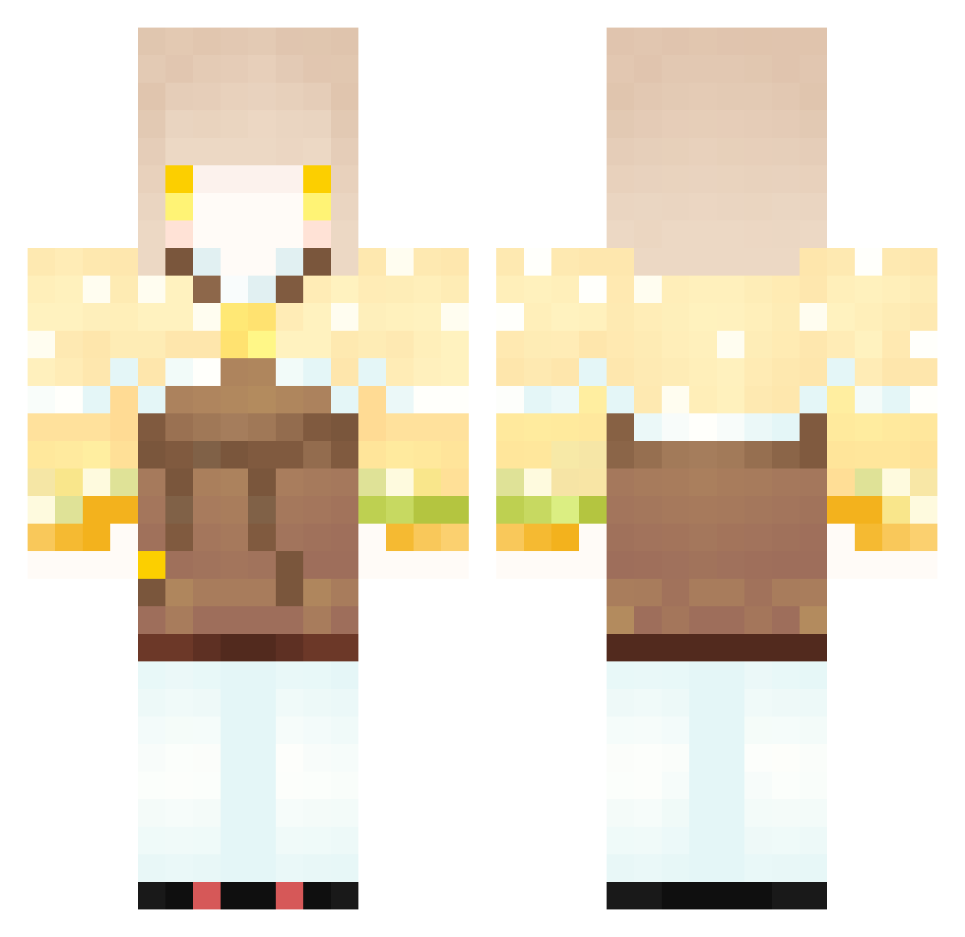 OR_NewOne_TW Minecraft skin, front and back view