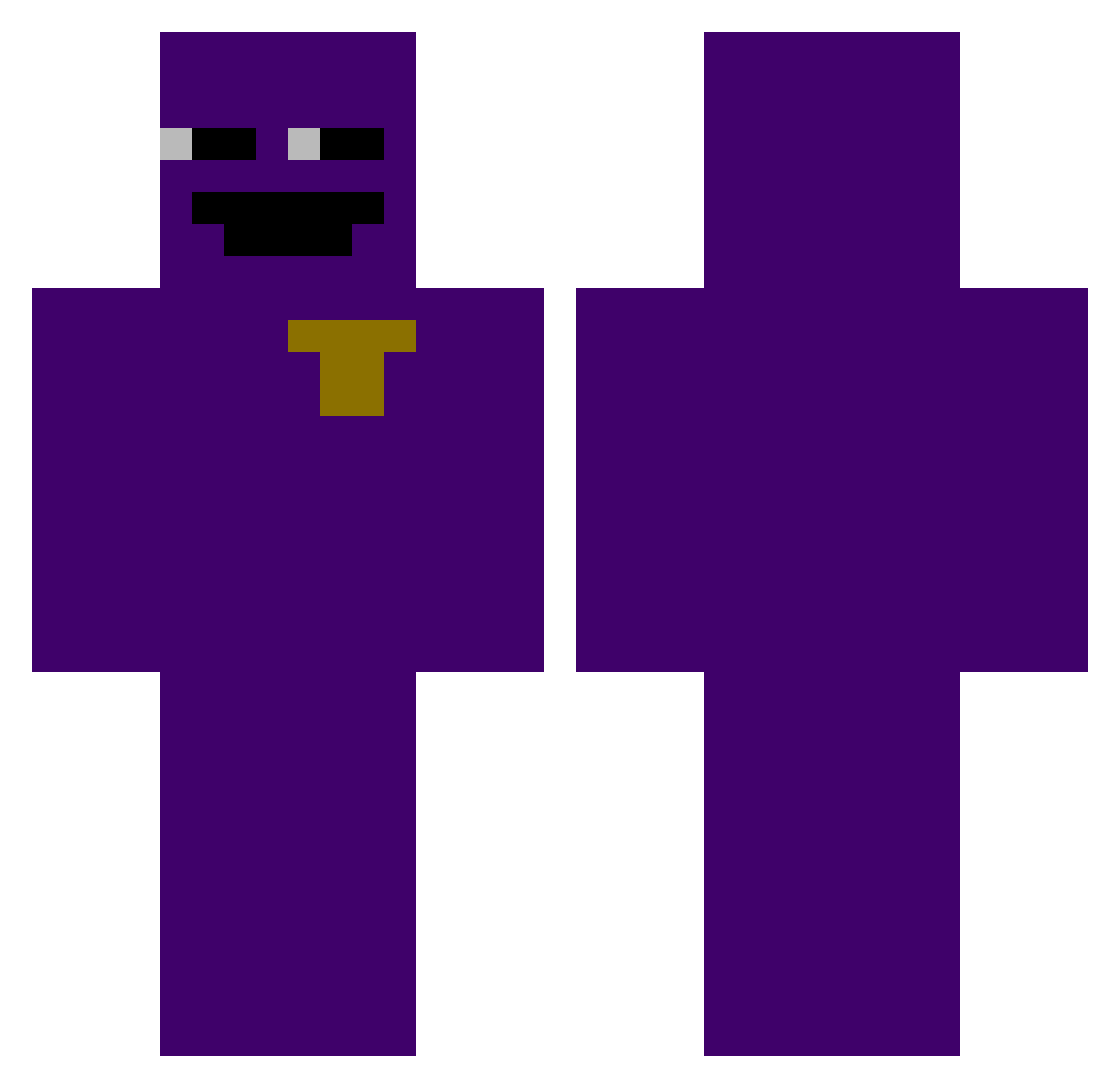 mrozonek65 Minecraft skin, front and back view