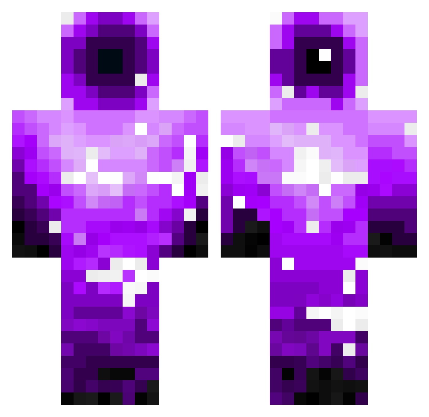 Silas_mf Minecraft skin, front and back view