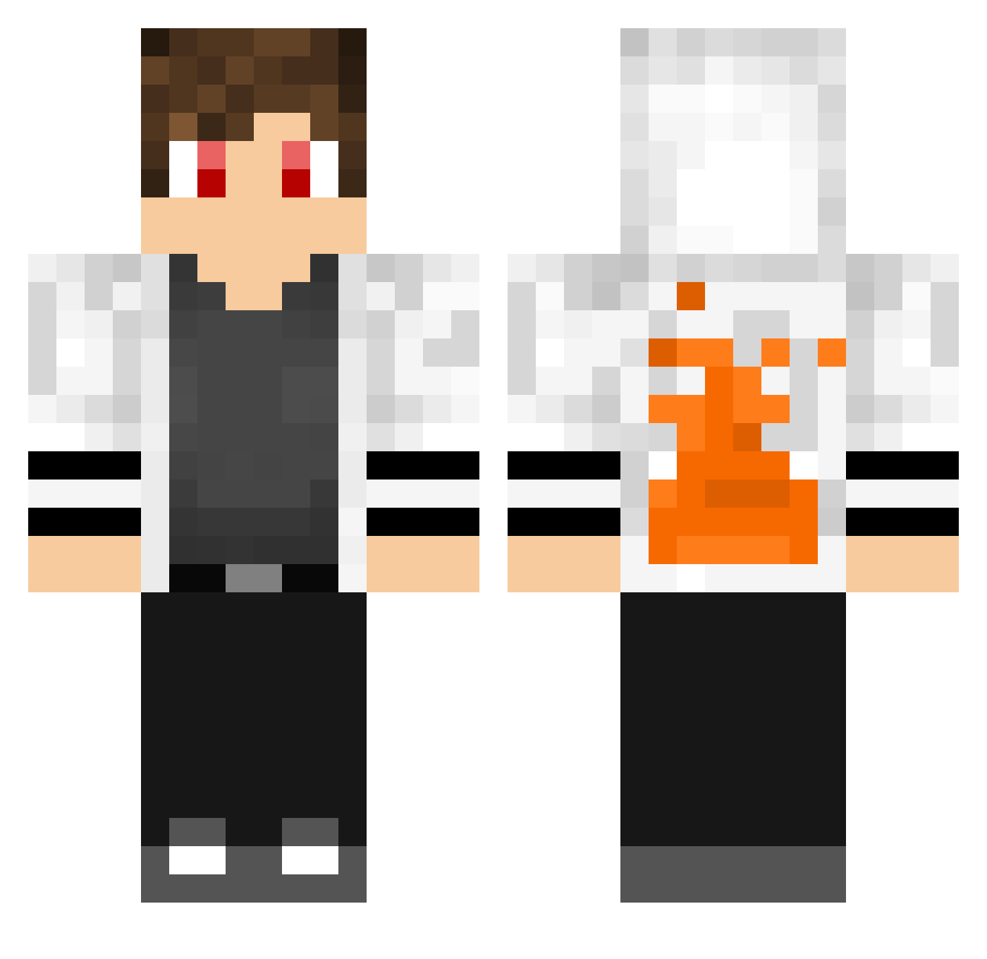 Sonic_SAGG3R Minecraft skin, front and back view