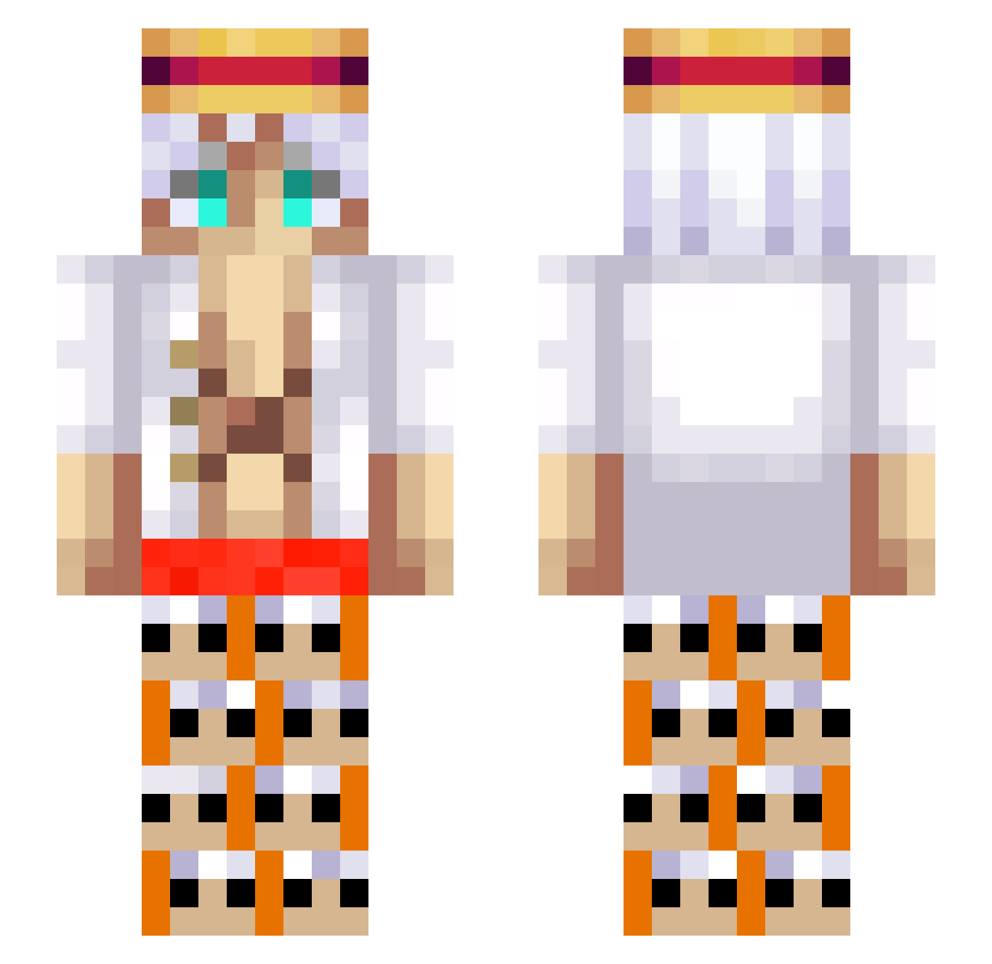 riccardo1920 Minecraft skin, front and back view