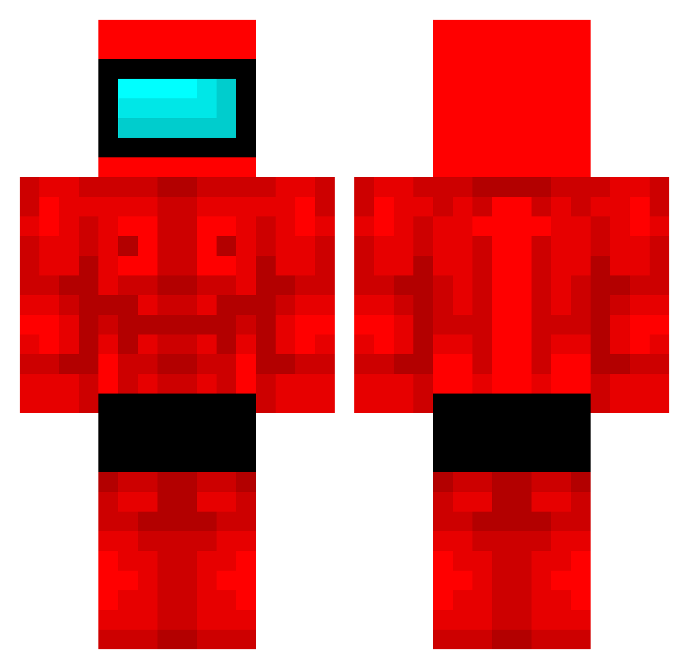 LACIATY432342 Minecraft skin, front and back view
