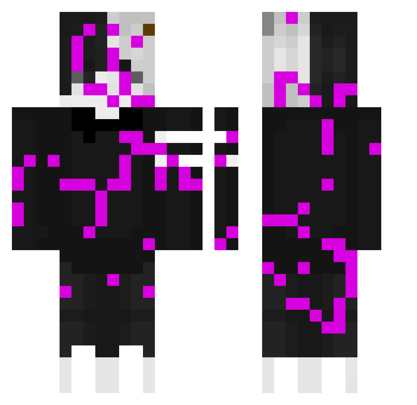 suedbruecke Minecraft skin, front and back view