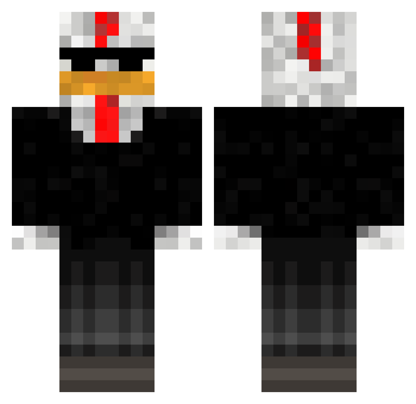 ManowLarry_ Minecraft skin, front and back view