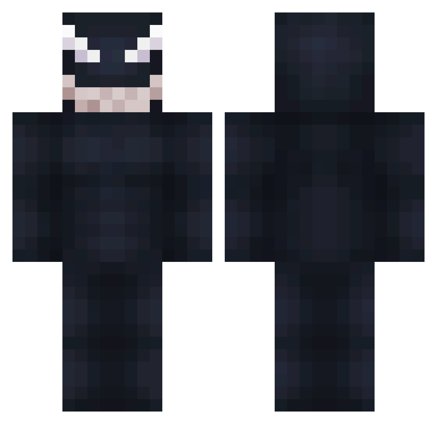 upchuck Minecraft skin, front and back view