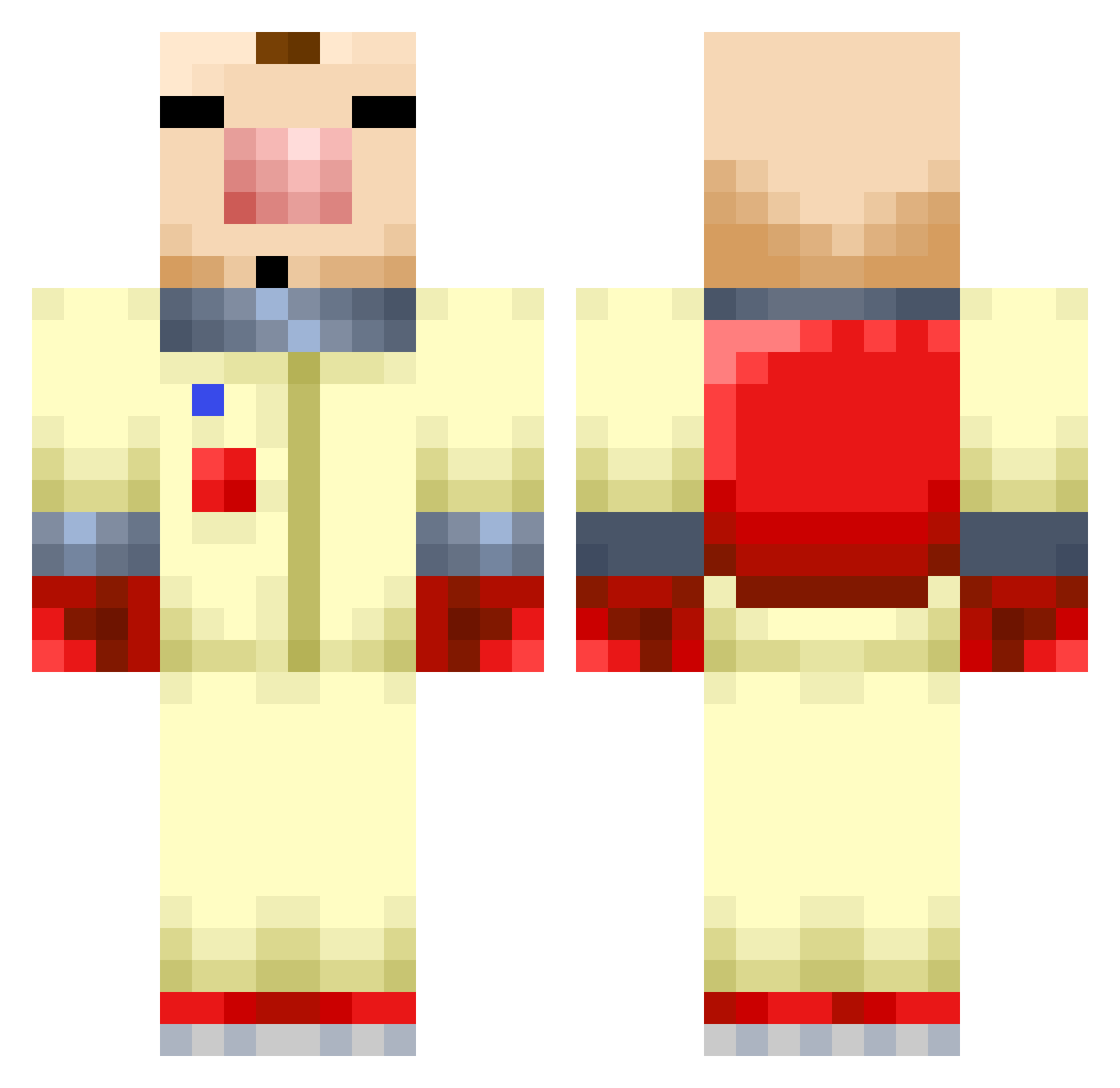 midge22445 Minecraft skin, front and back view