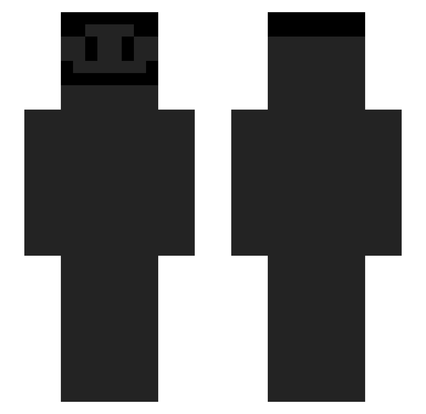 SzybkiMarucha Minecraft skin, front and back view