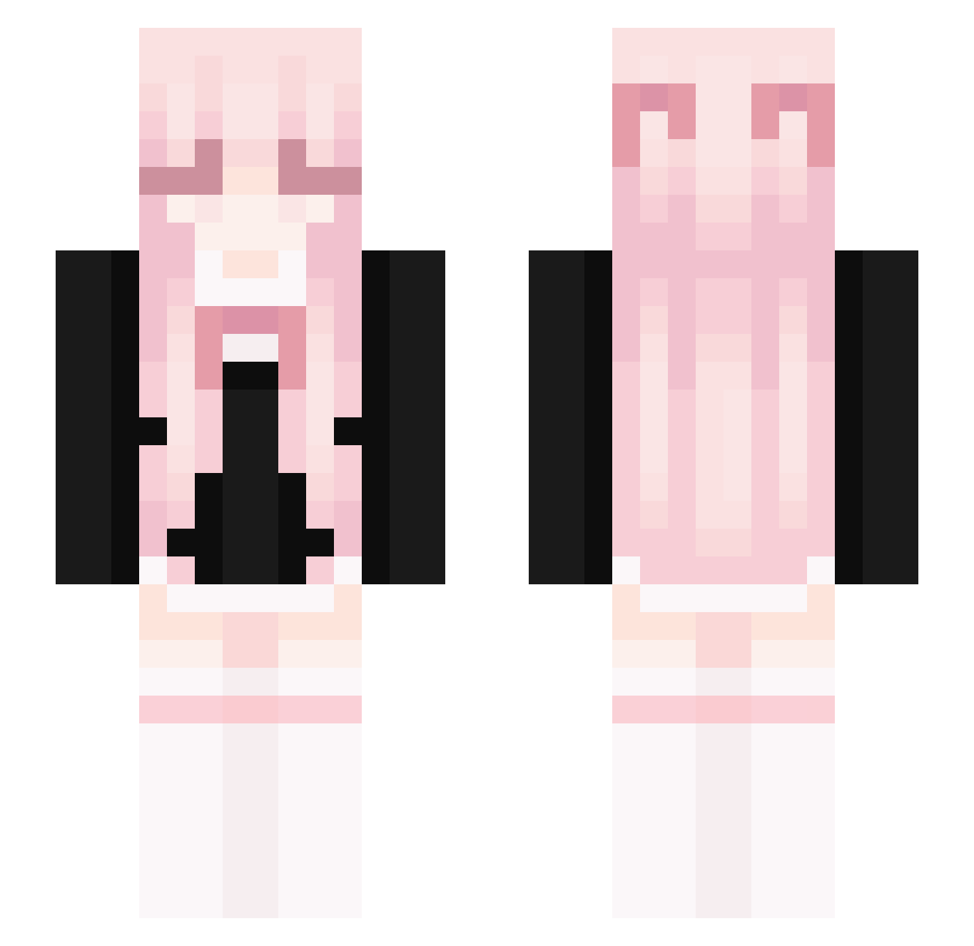 SuunnyyJoestar Minecraft skin, front and back view