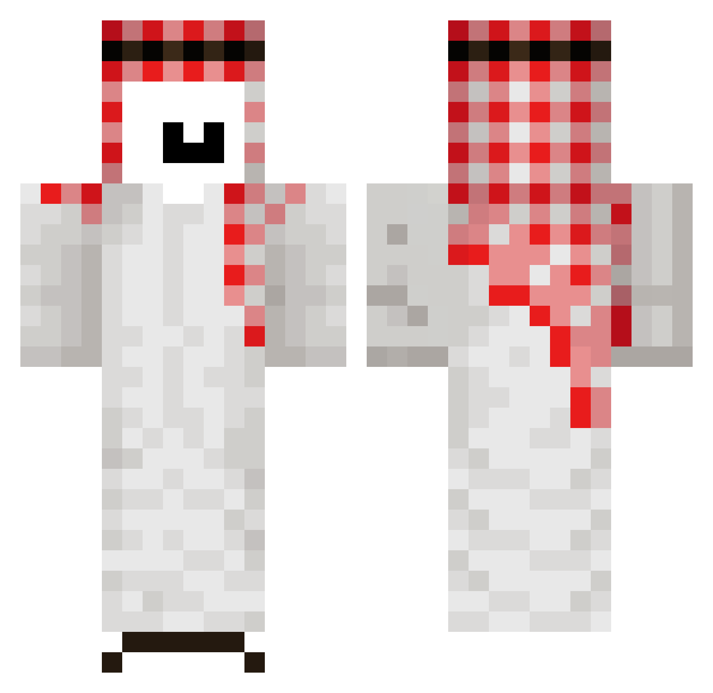 5_h6 Minecraft skin, front and back view