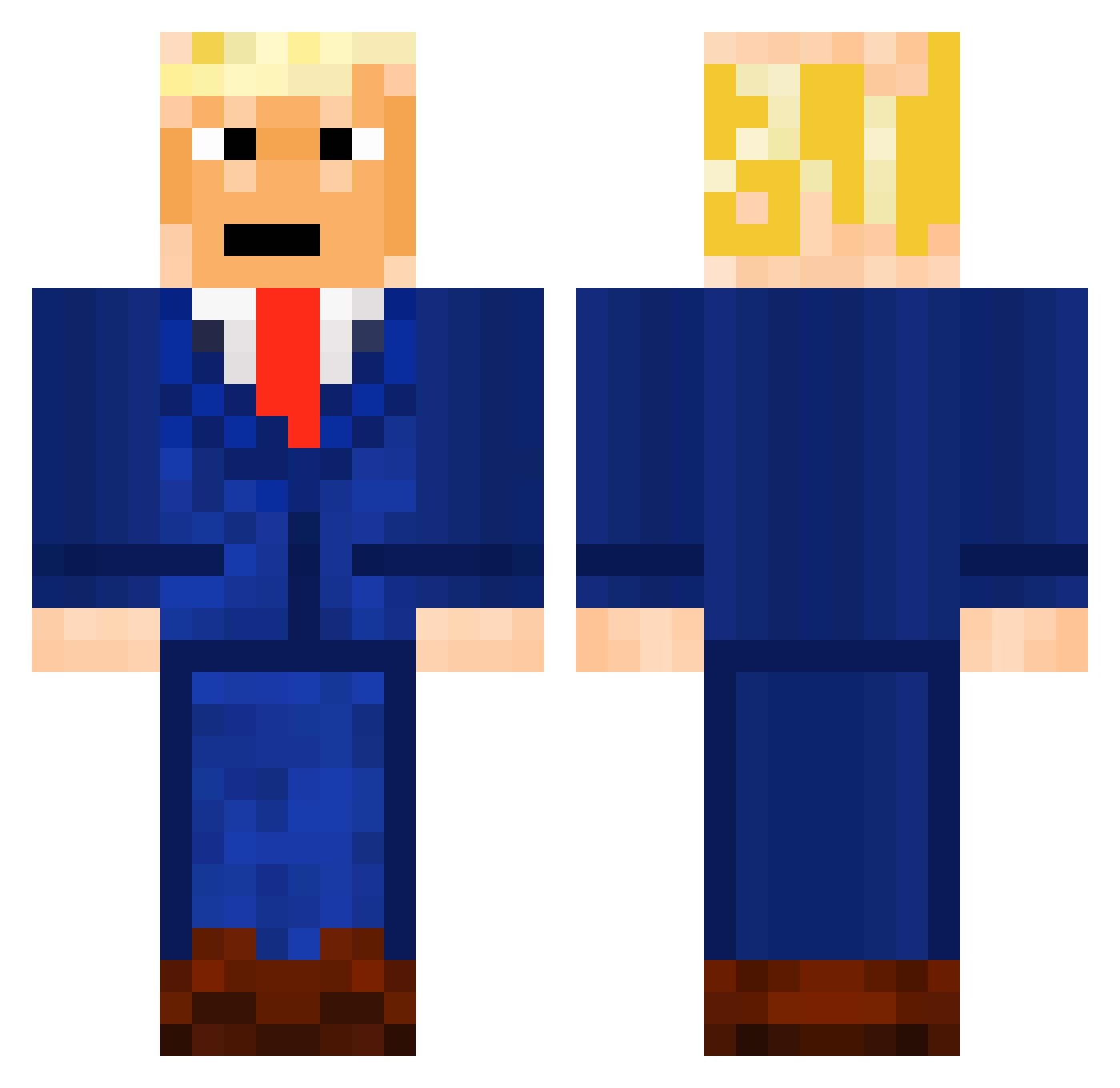 PUSSyD3stroy3R_ Minecraft skin, front and back view
