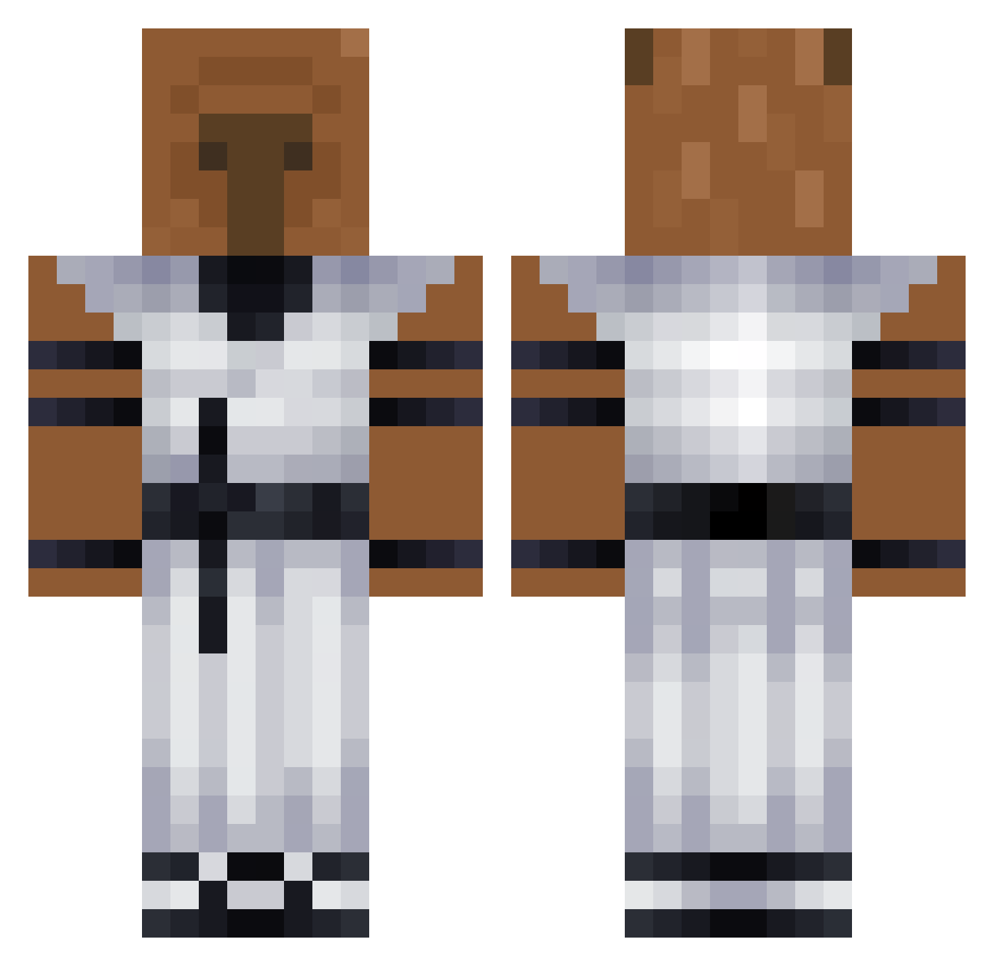 __Javii__ Minecraft skin, front and back view