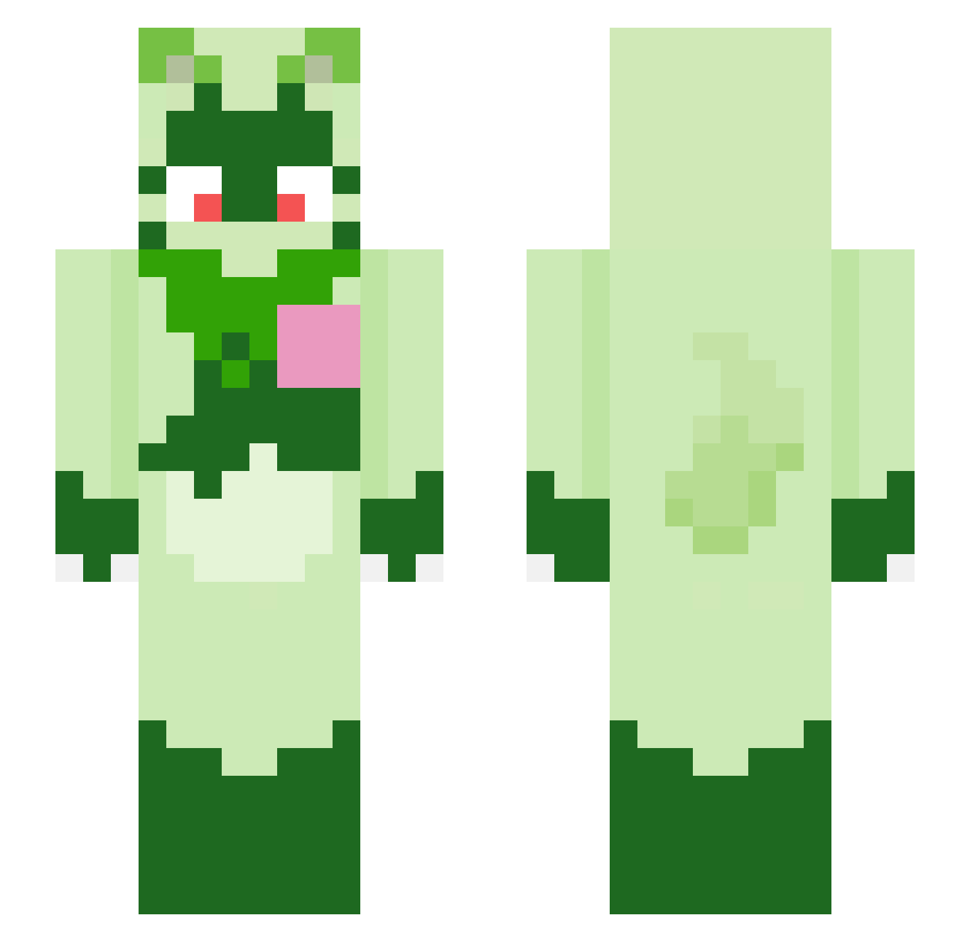 spacedog2k9 Minecraft skin, front and back view