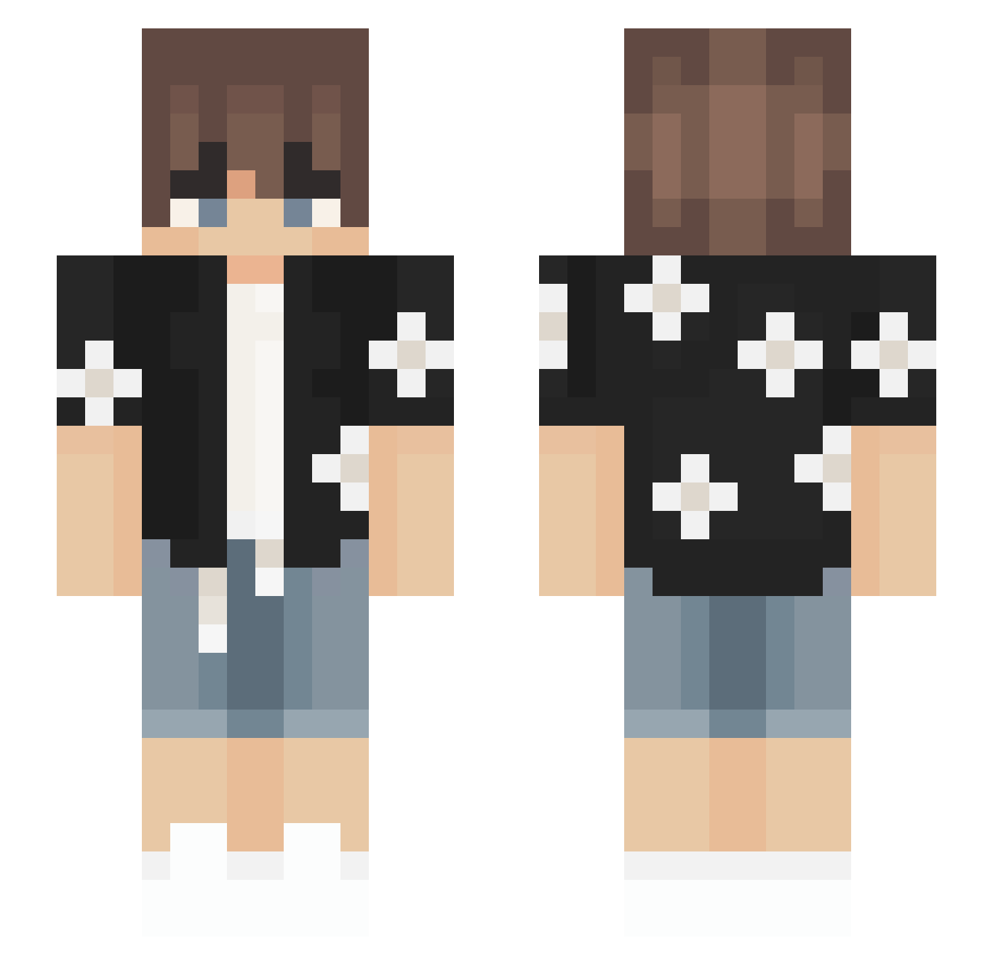 Quaxz_ Minecraft skin, front and back view