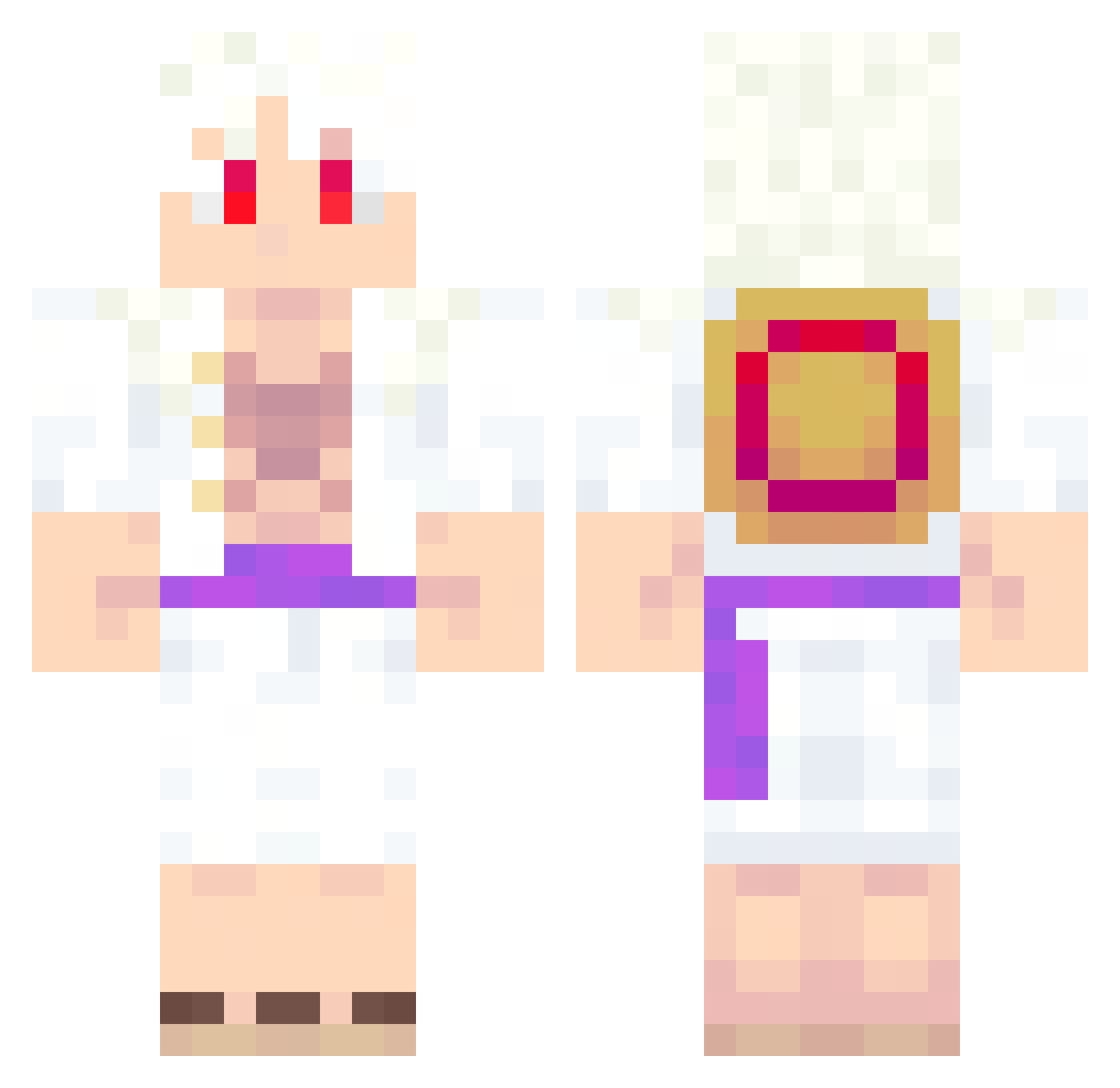 SoNgI0704 Minecraft skin, front and back view