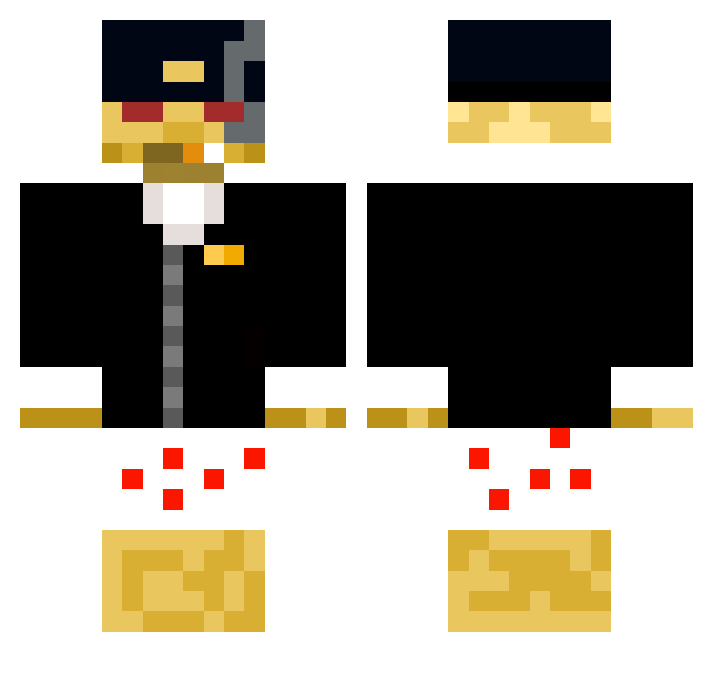 2TacT_chad Minecraft skin, front and back view