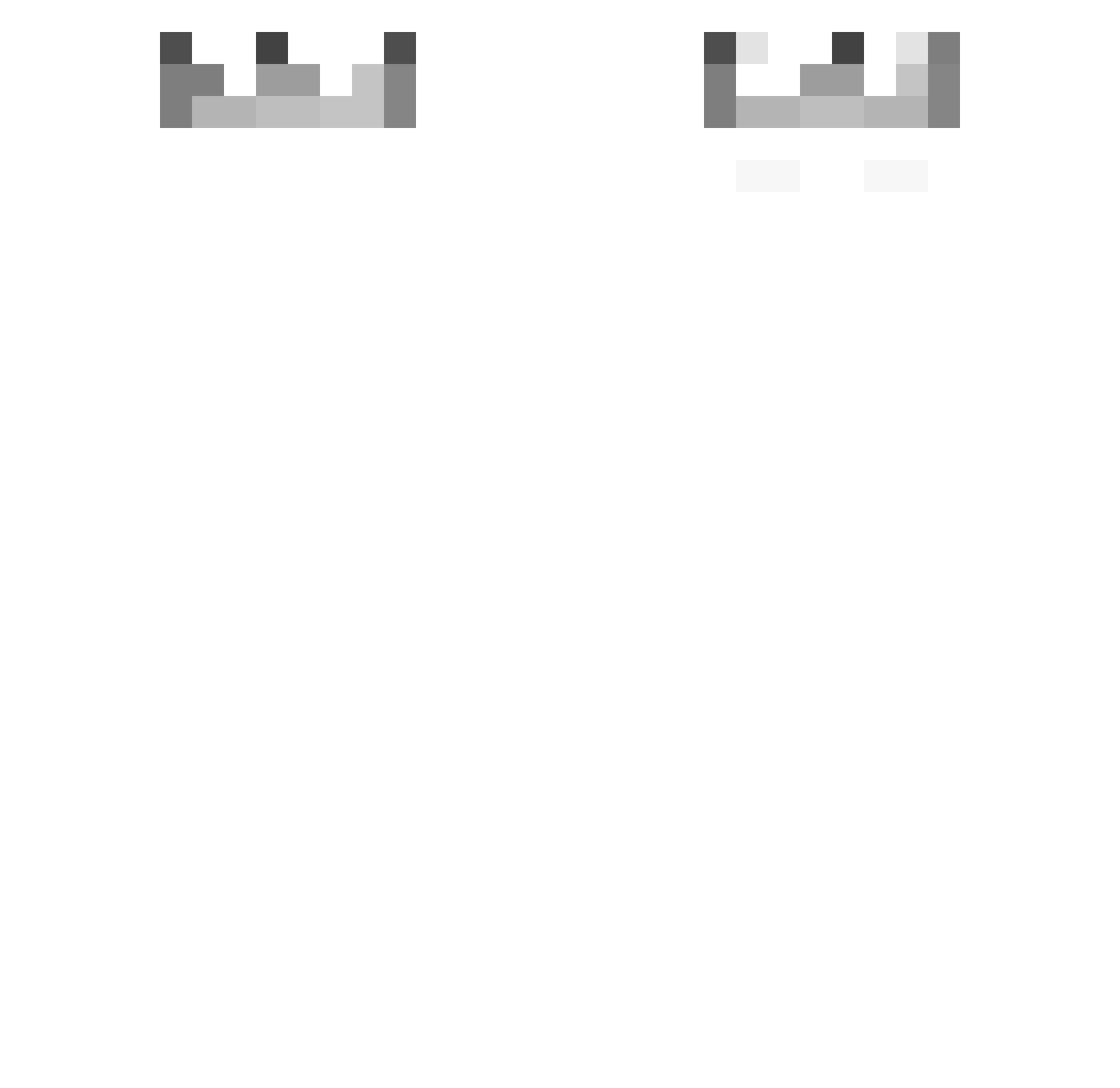 rwpo Minecraft skin, front and back view