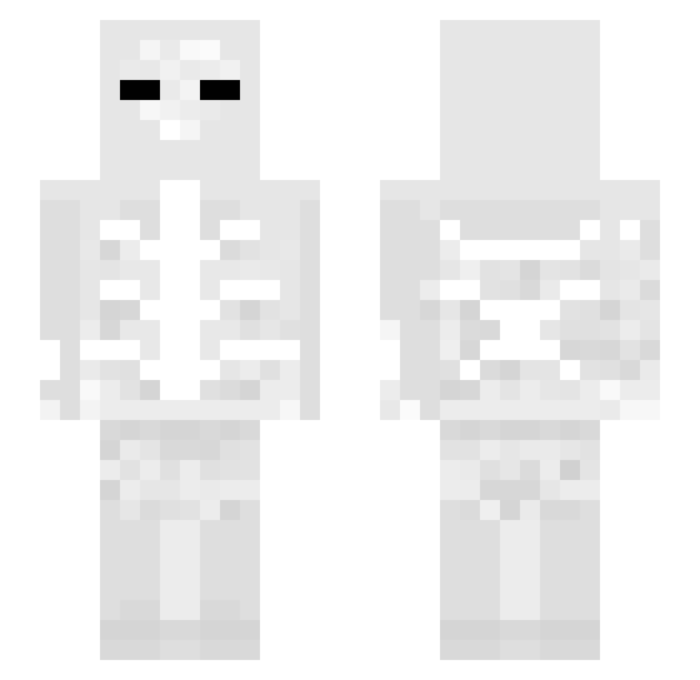 8898_ Minecraft skin, front and back view